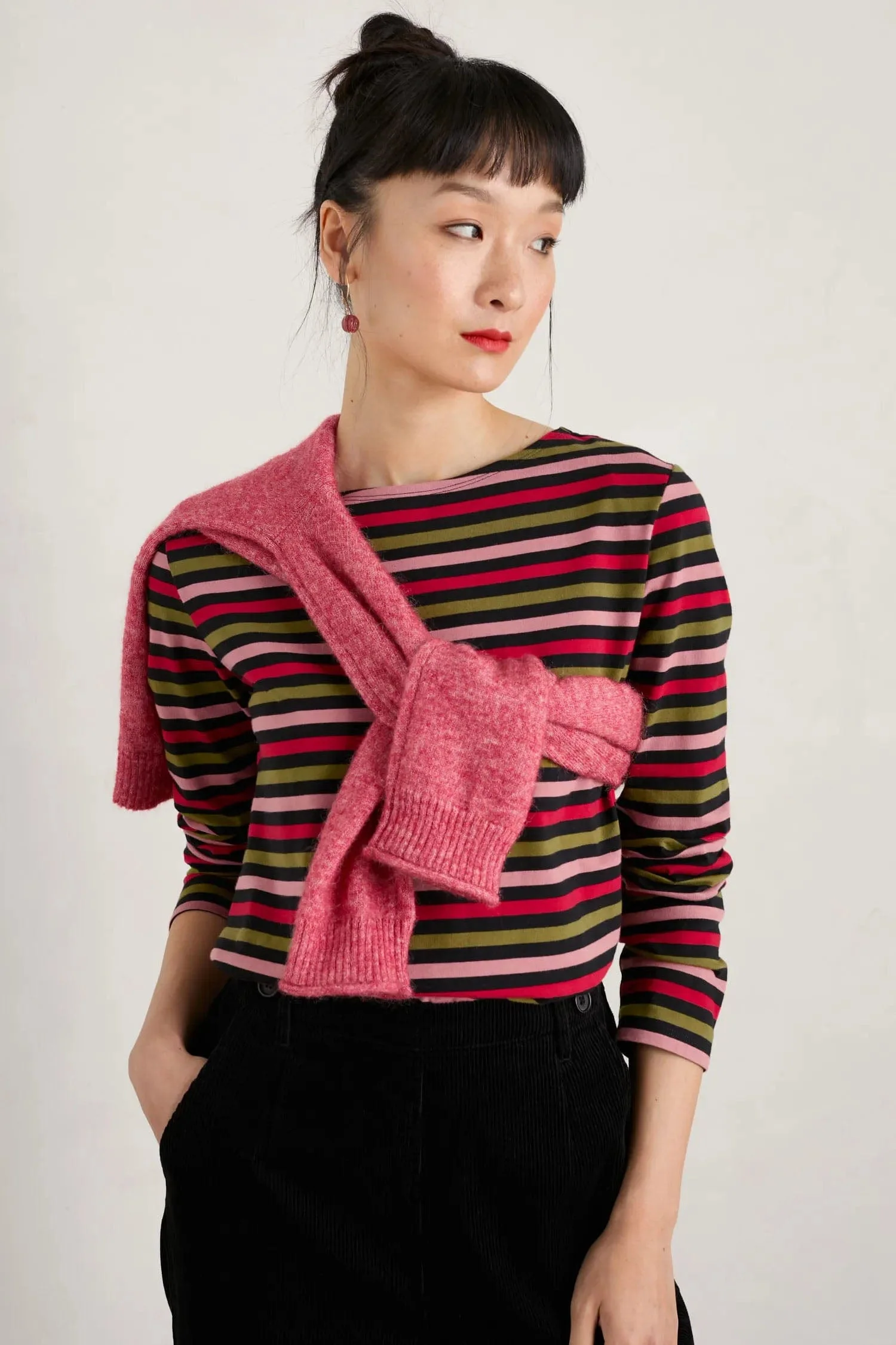 Sailor Shirt - Tri Mini Cornish Onyx Carmine - Image 2