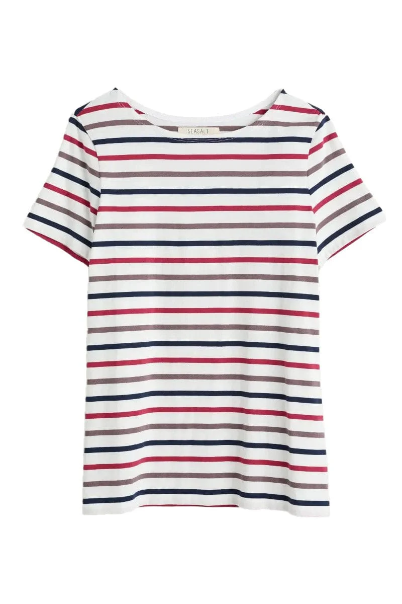Sailor T-Shirt - Tri Breton Chalk Plum