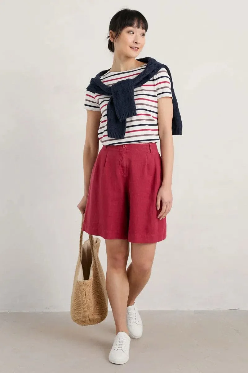 Sailor T-Shirt - Tri Breton Chalk Plum - Image 3