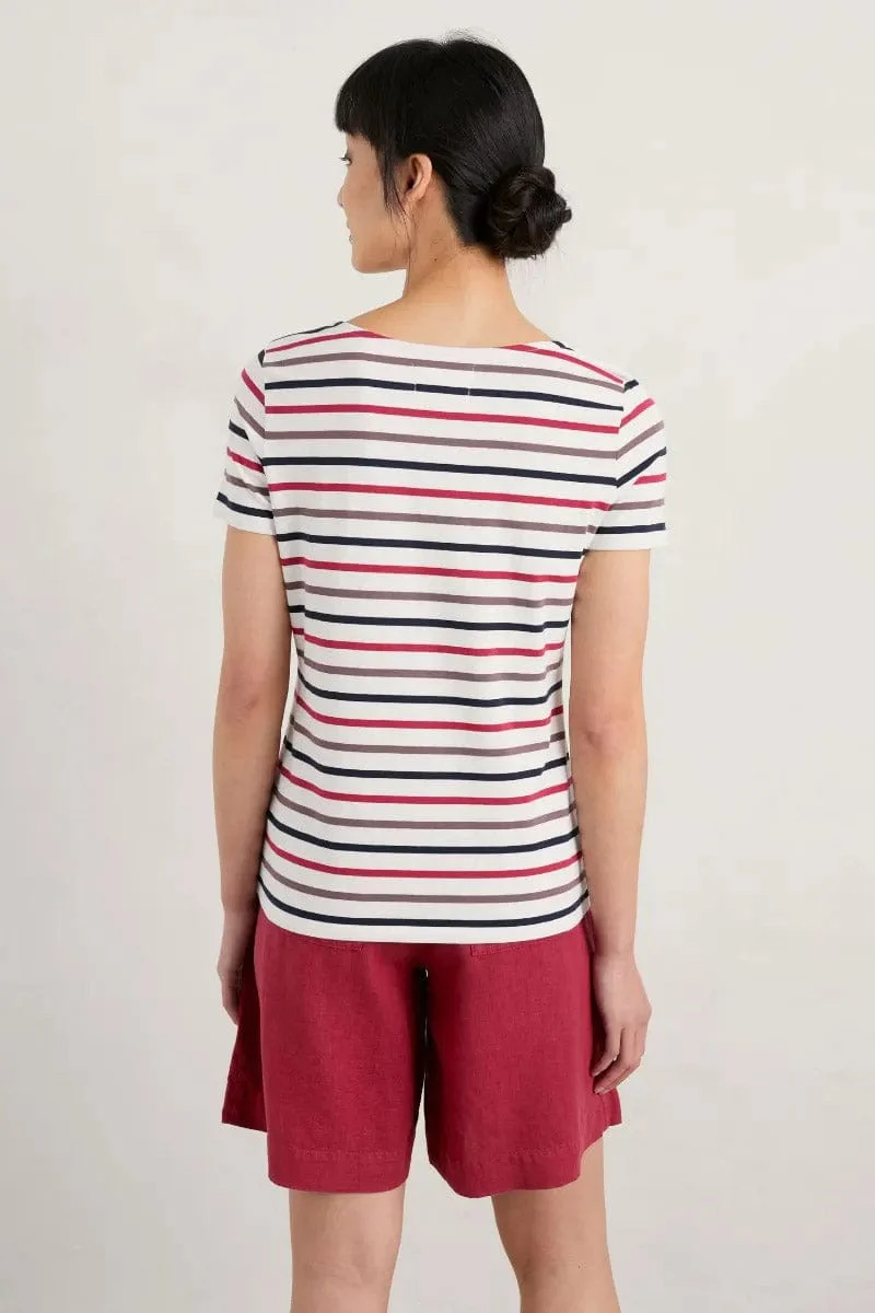 Sailor T-Shirt - Tri Breton Chalk Plum - Image 5