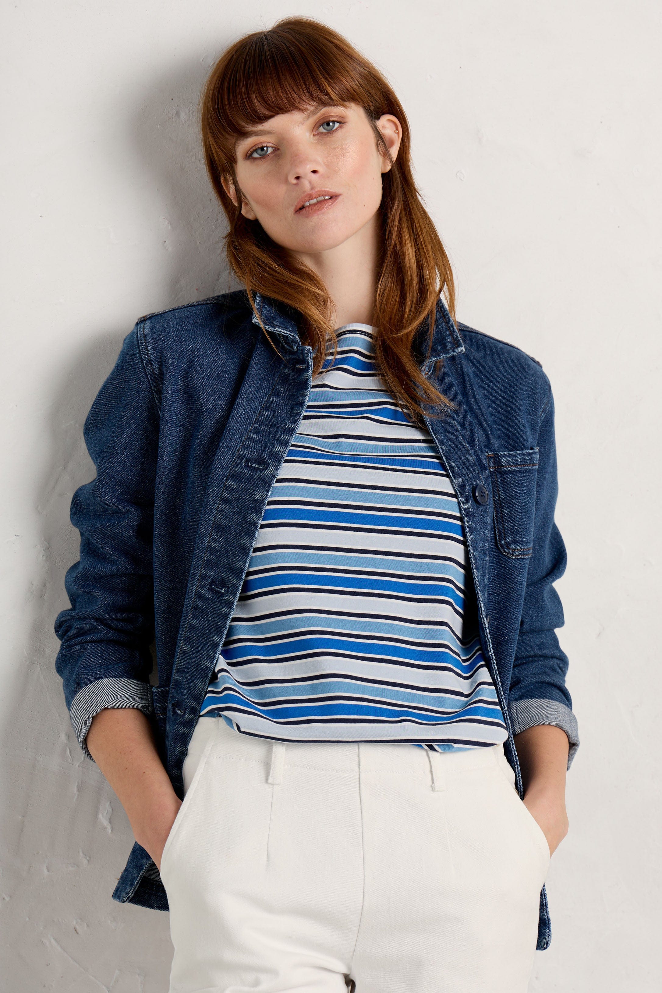 Sailor Top -  Odessa Chalk Blue Fog - Image 4
