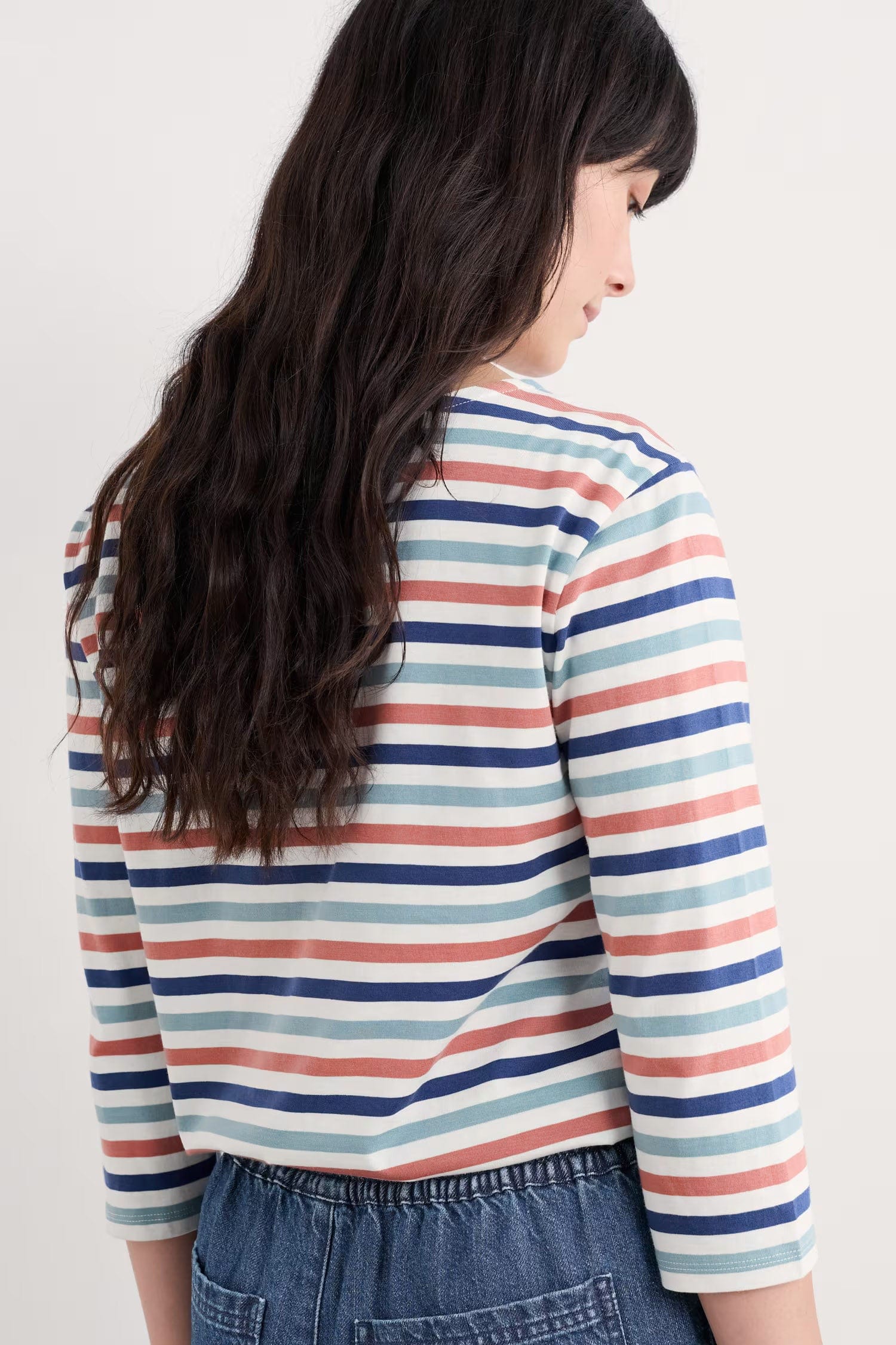 Sailor Top - Tri Mini Cornish Chalk Rose Dew - Image 3