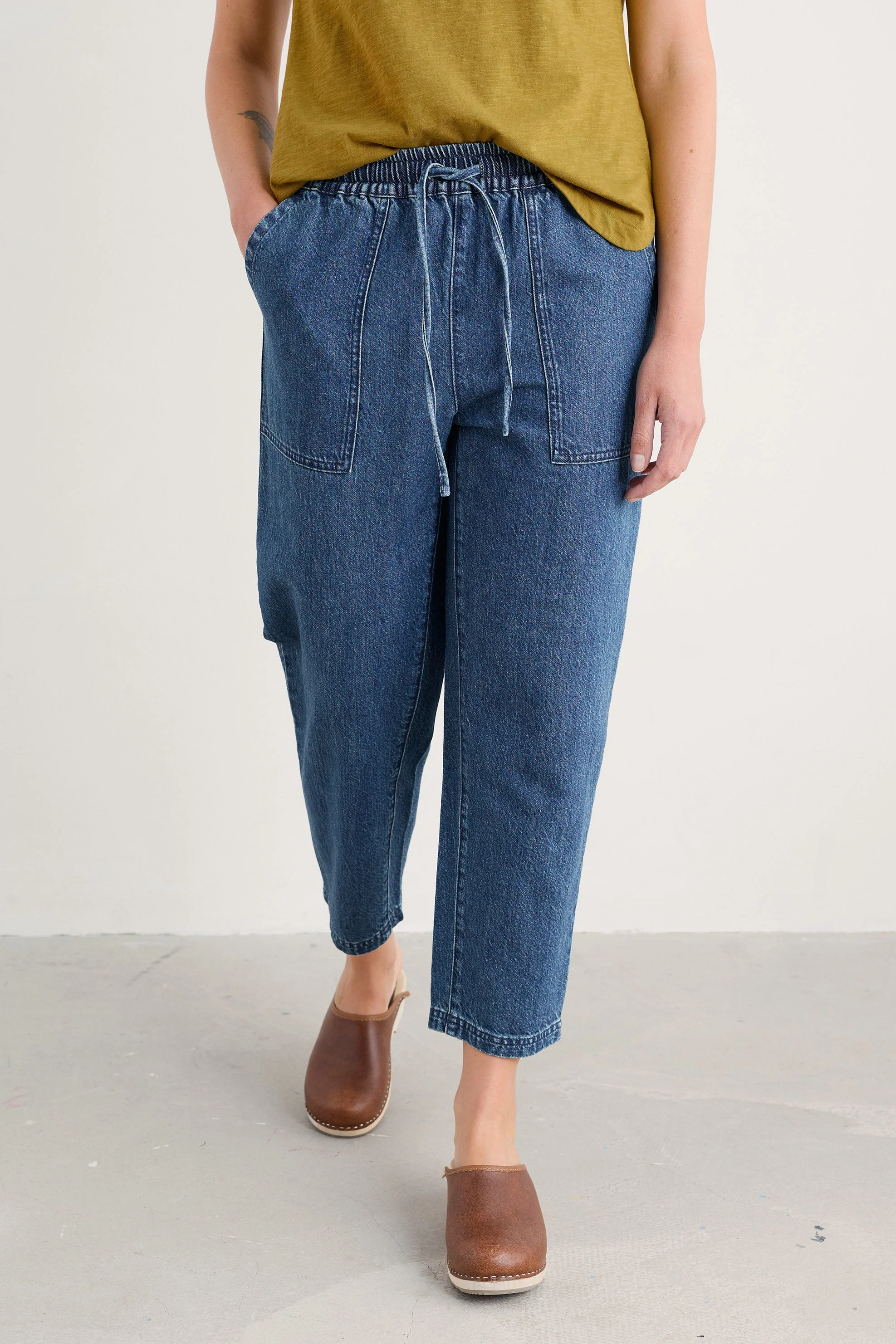 Sholl Trousers - Mid Wash - Image 3