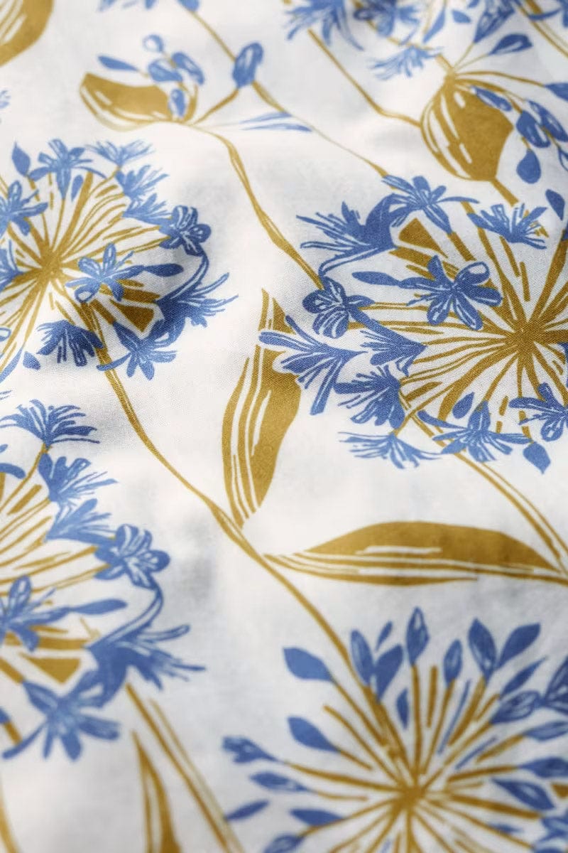 Sky Beyond Dress - Agapanthus Lino Chalk - Image 5