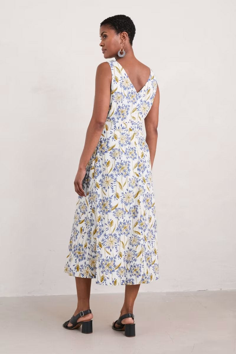 Sky Beyond Dress - Agapanthus Lino Chalk - Image 6