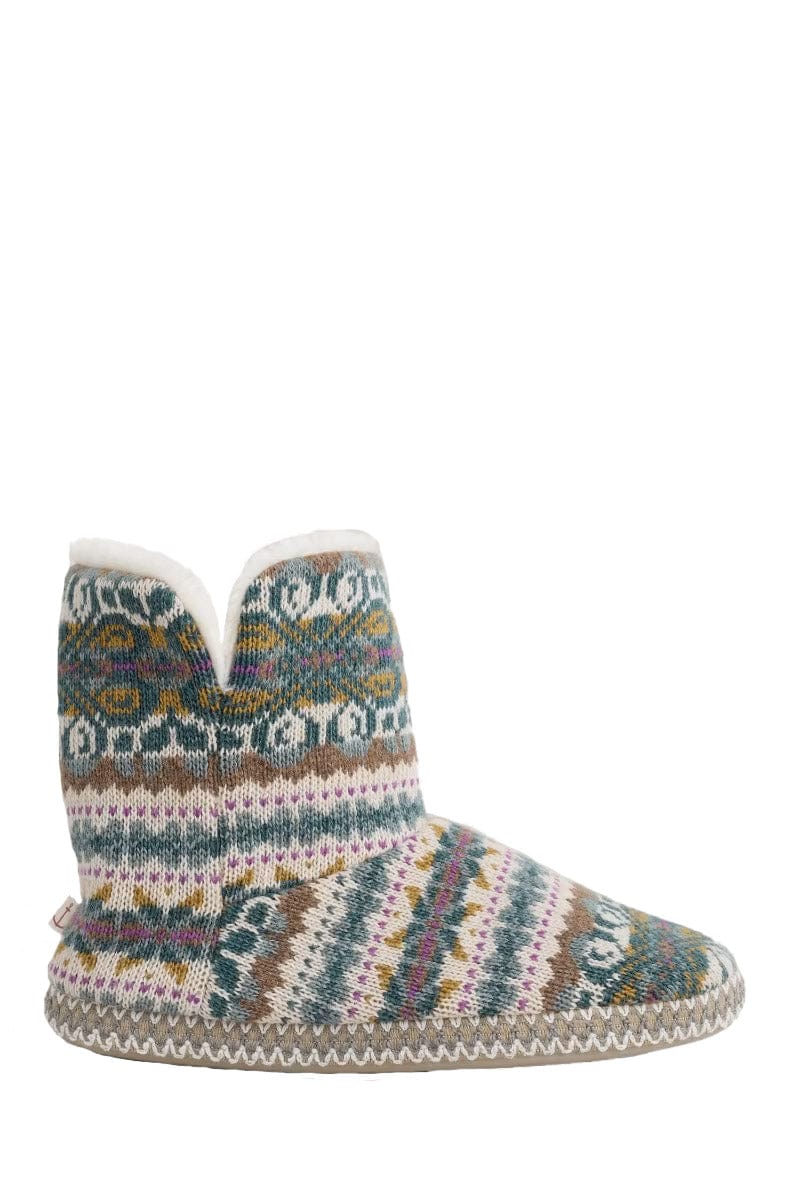 Snooze Slipper Booties - Goldfinch Dusky Jade Multi