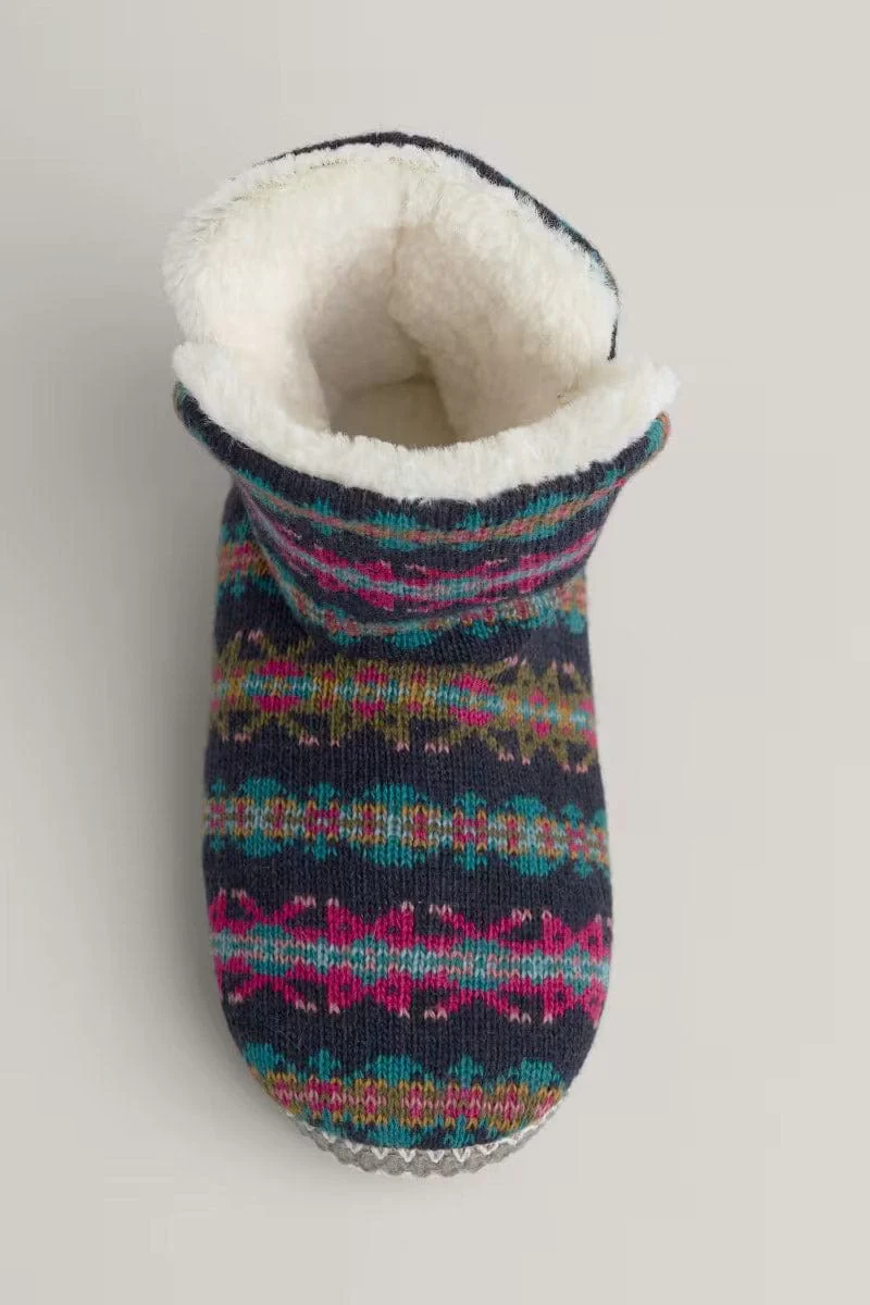Snooze Slipper Booties - Palace Cove Maritime Multi - Image 3