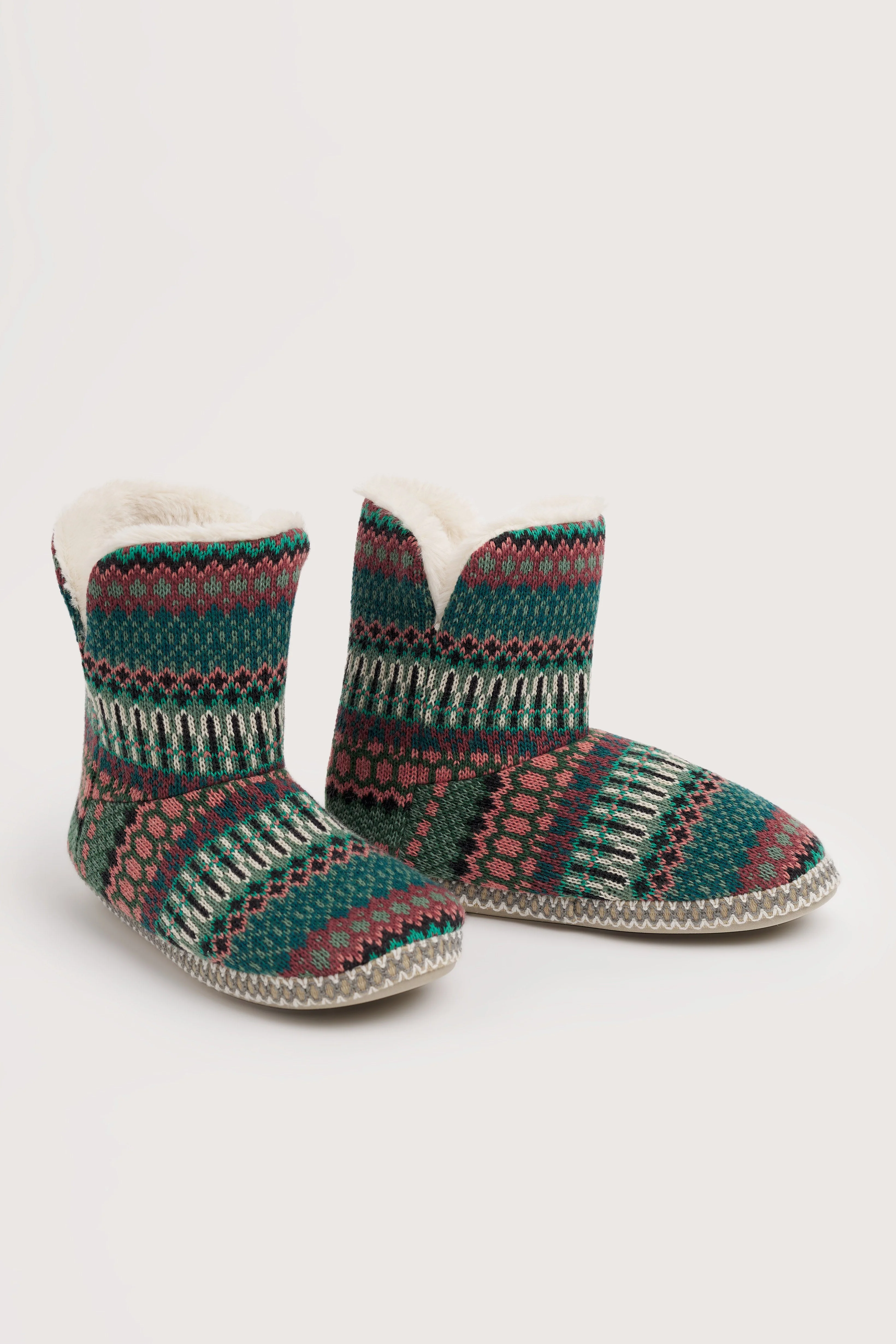 Snooze Slipper Booties - Weaving Needle Dark Forage - Image 2