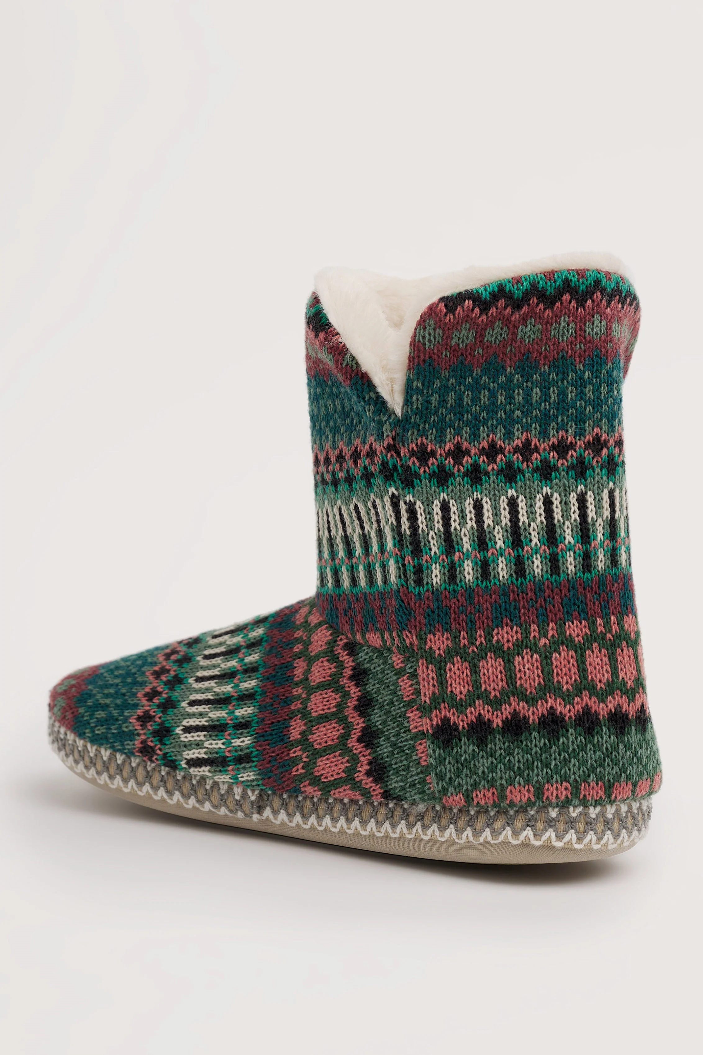 Snooze Slipper Booties - Weaving Needle Dark Forage - Image 4
