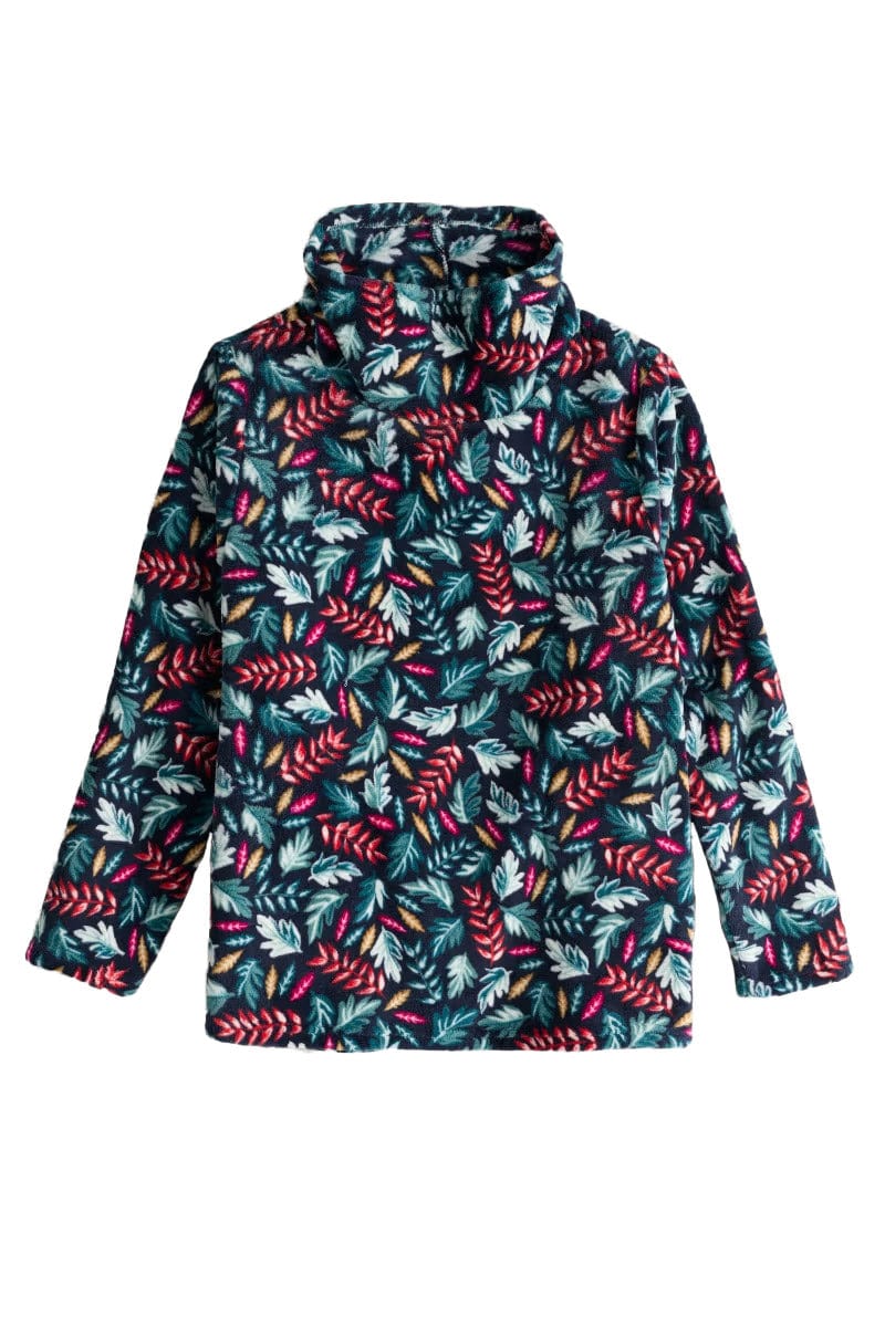 Snugsoft Top - Sunlit Leaves Dark Jade