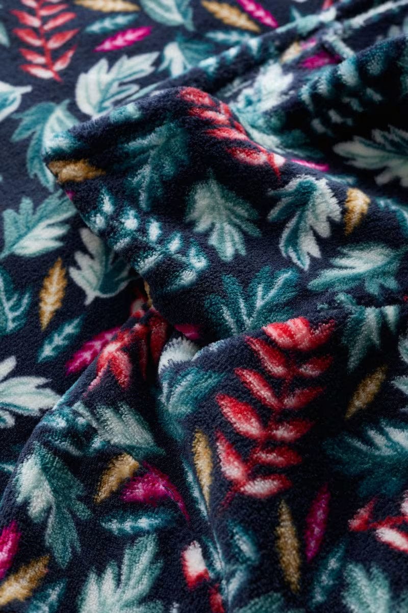 Snugsoft Top - Sunlit Leaves Dark Jade - Image 3