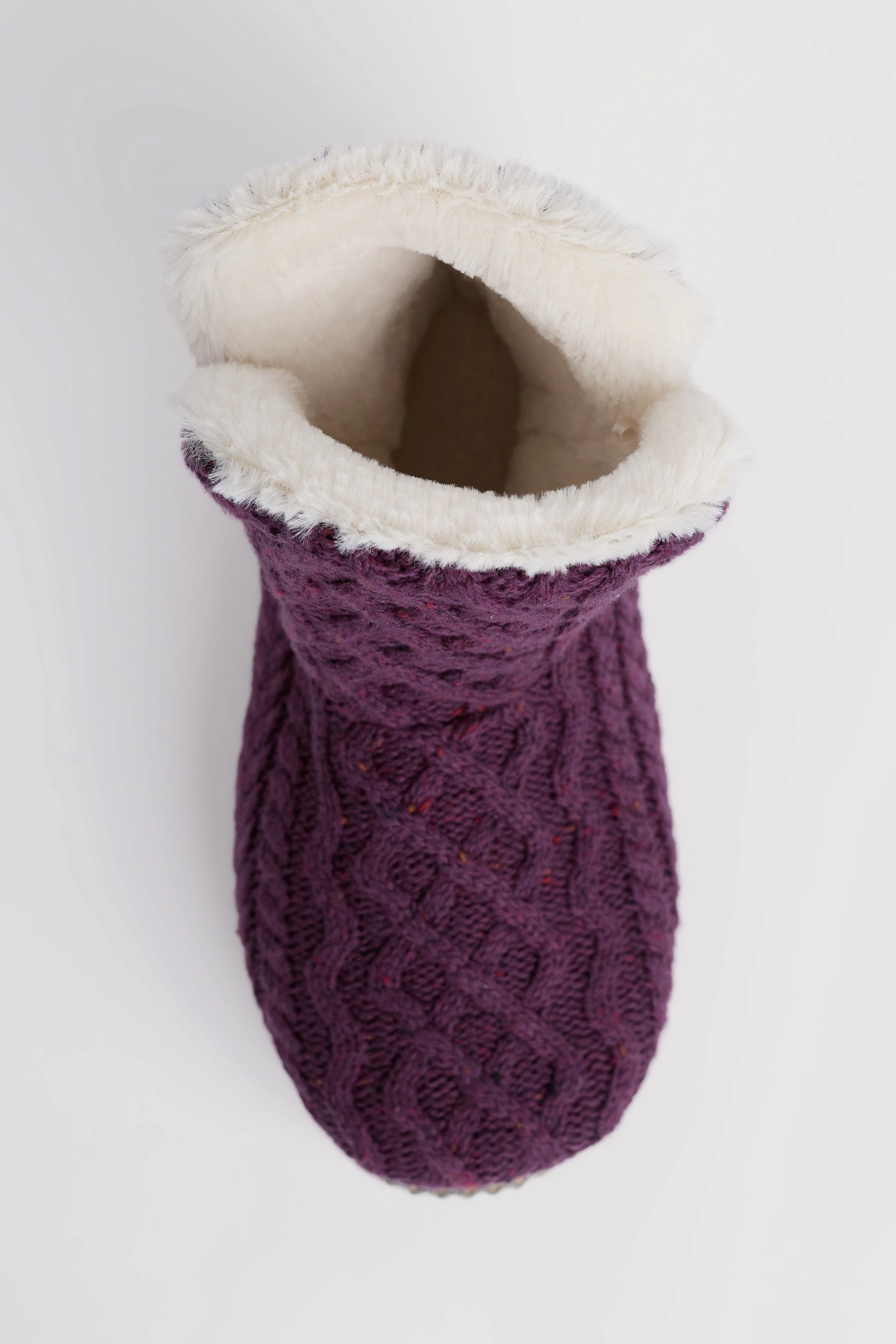 Starry Night Slipper Booties - Grape - Image 3
