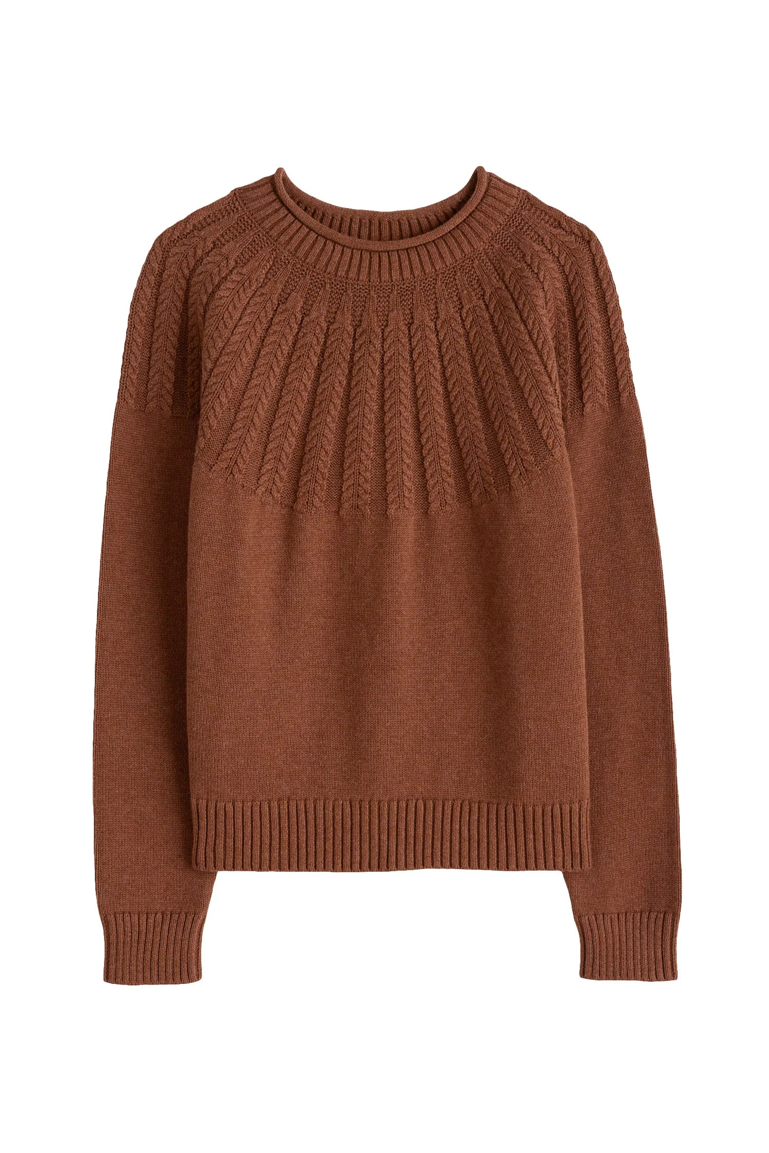 Stone Chat Jumper - Dark Flax
