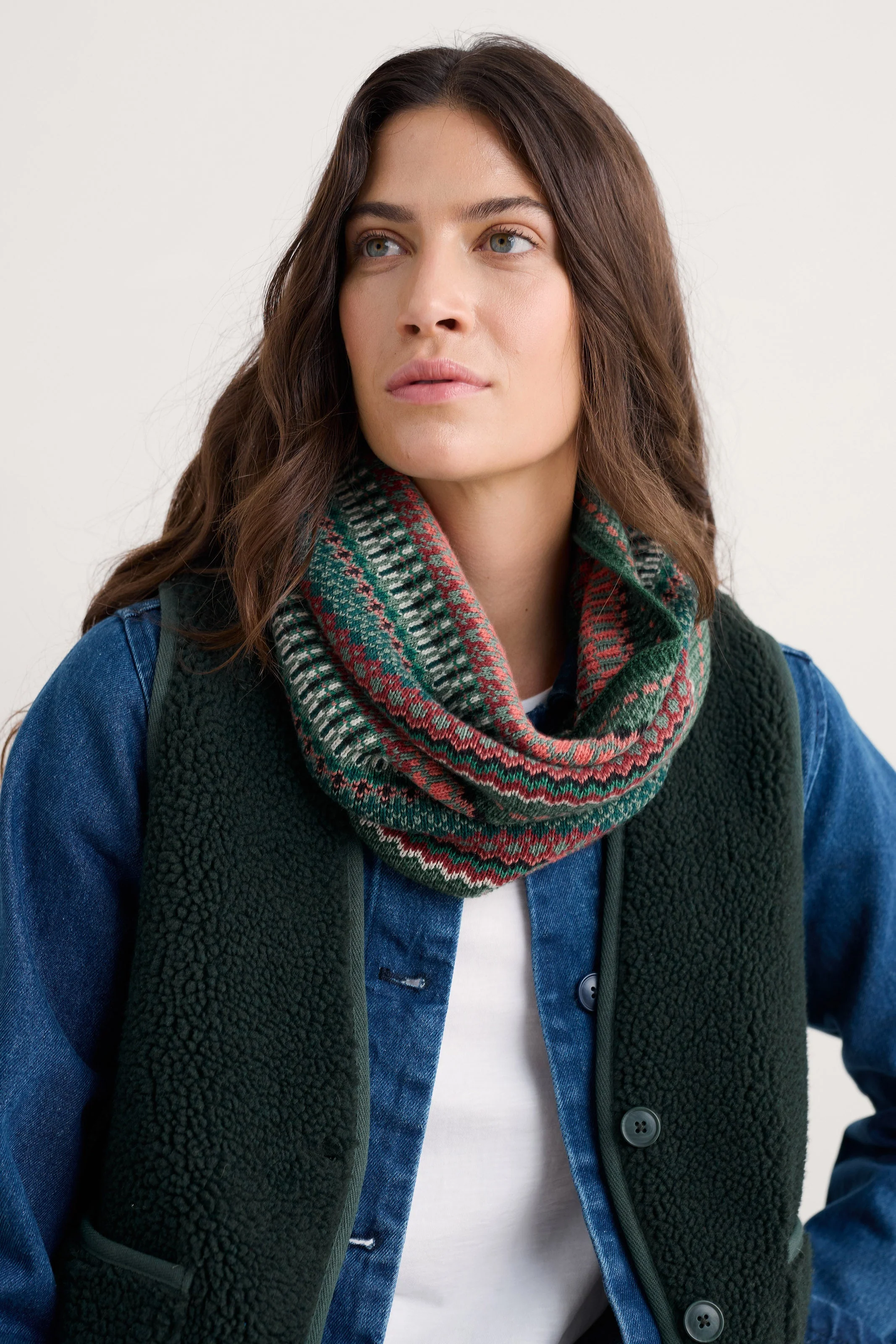 Touchstone Snood - Weaving Needle Dark Forage - Image 2
