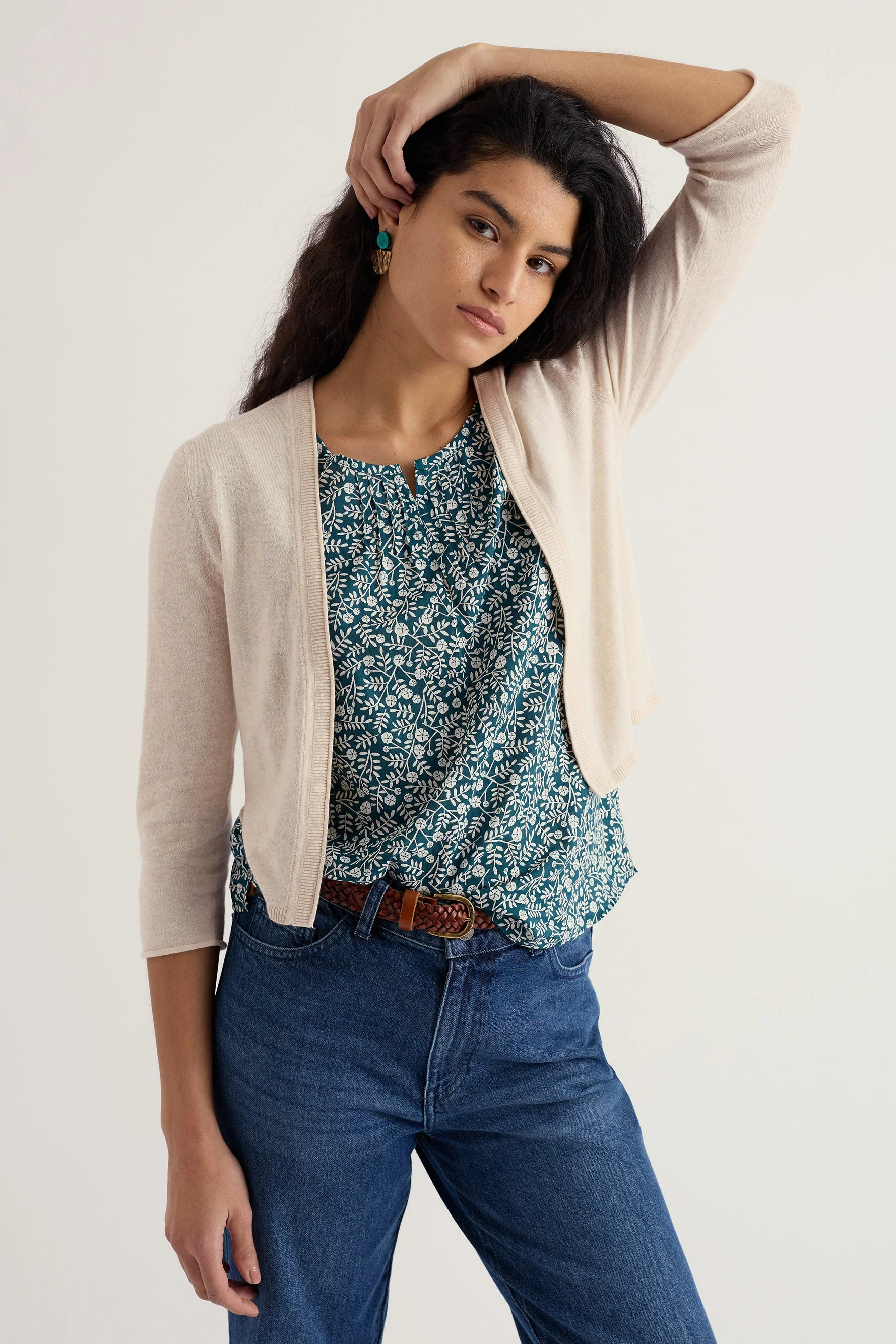 Vanessa Cardigan - Chalk - Image 2