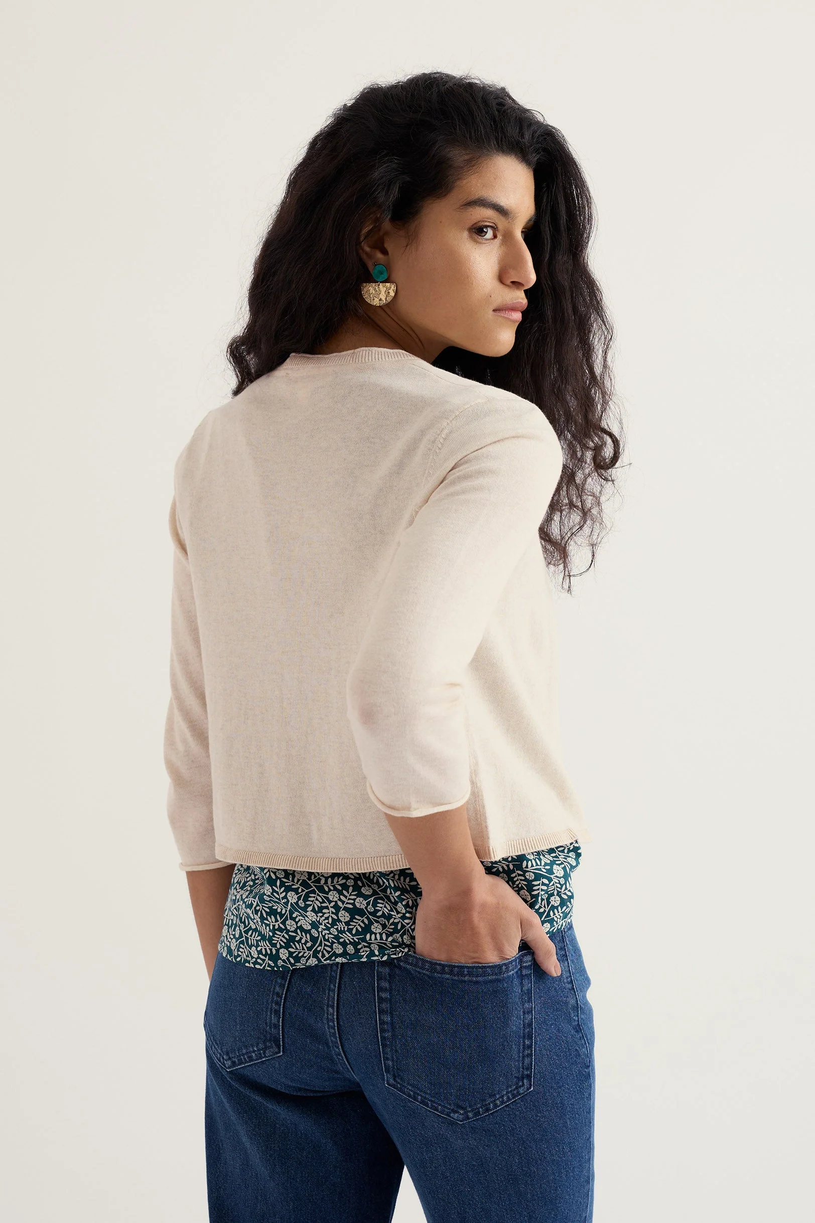Vanessa Cardigan - Chalk - Image 3