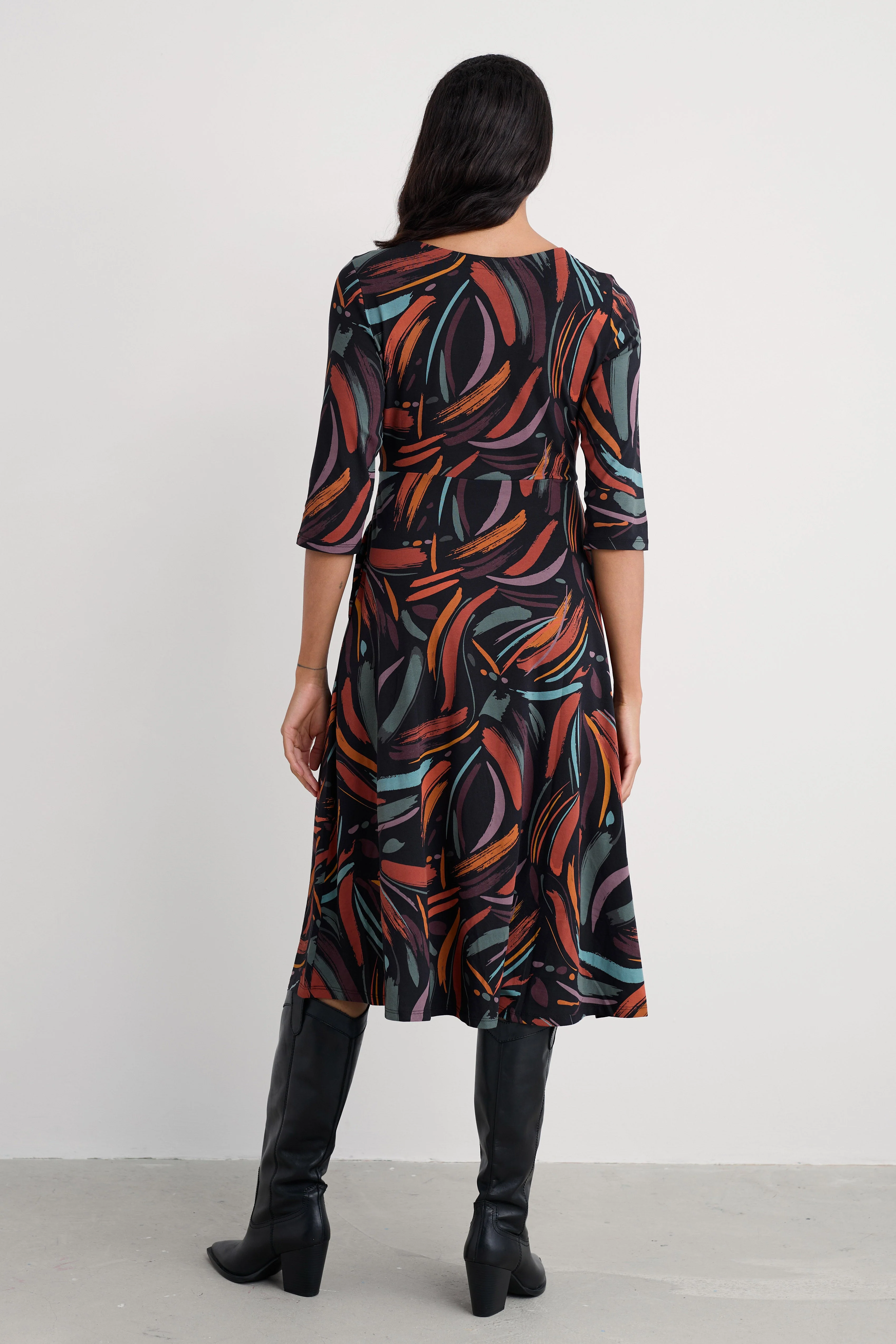 Veronica Dress - Dune Marks Onyx - Image 4
