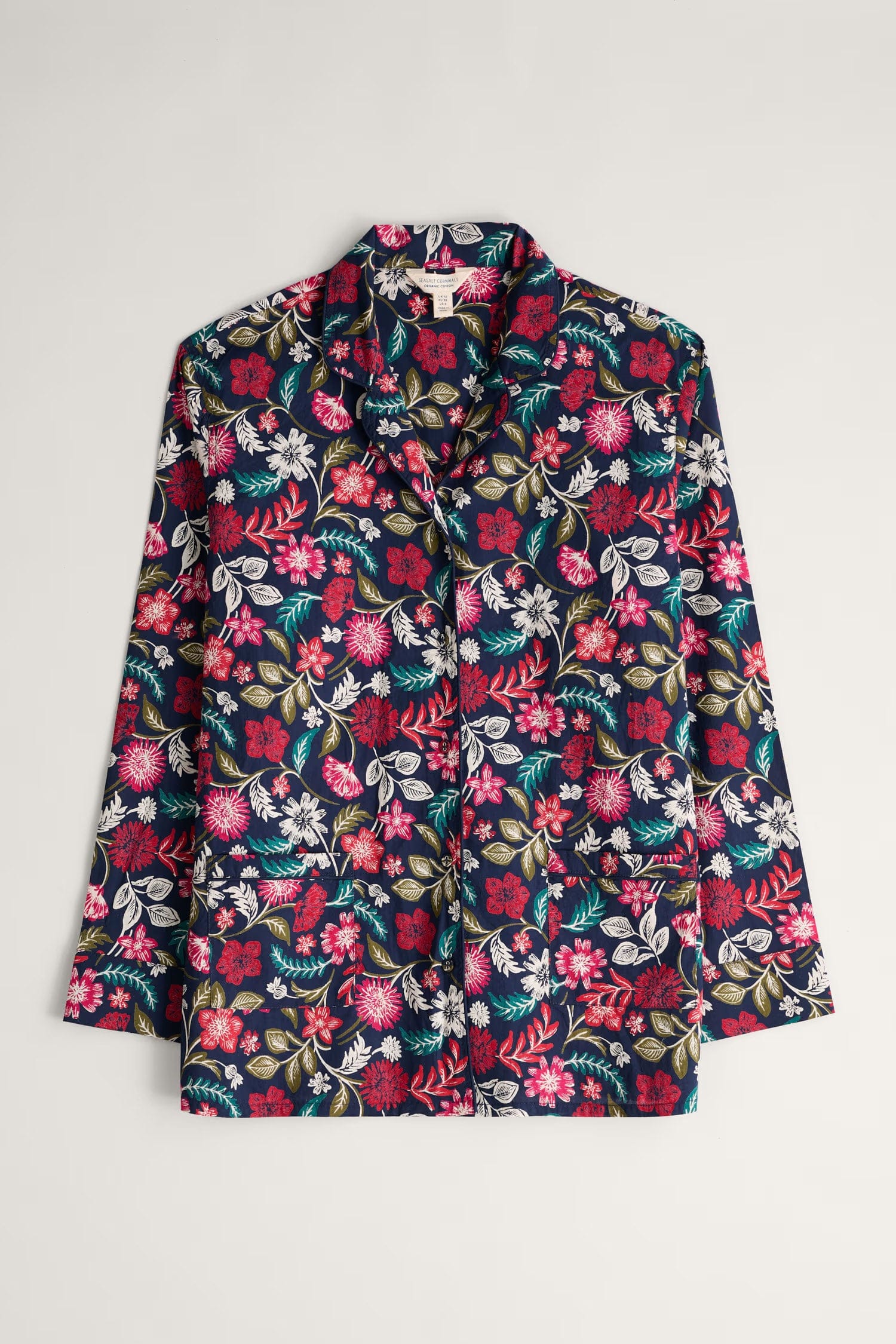 View Point Pyjama Set - Woodblock Bloom Dahlia - Image 5