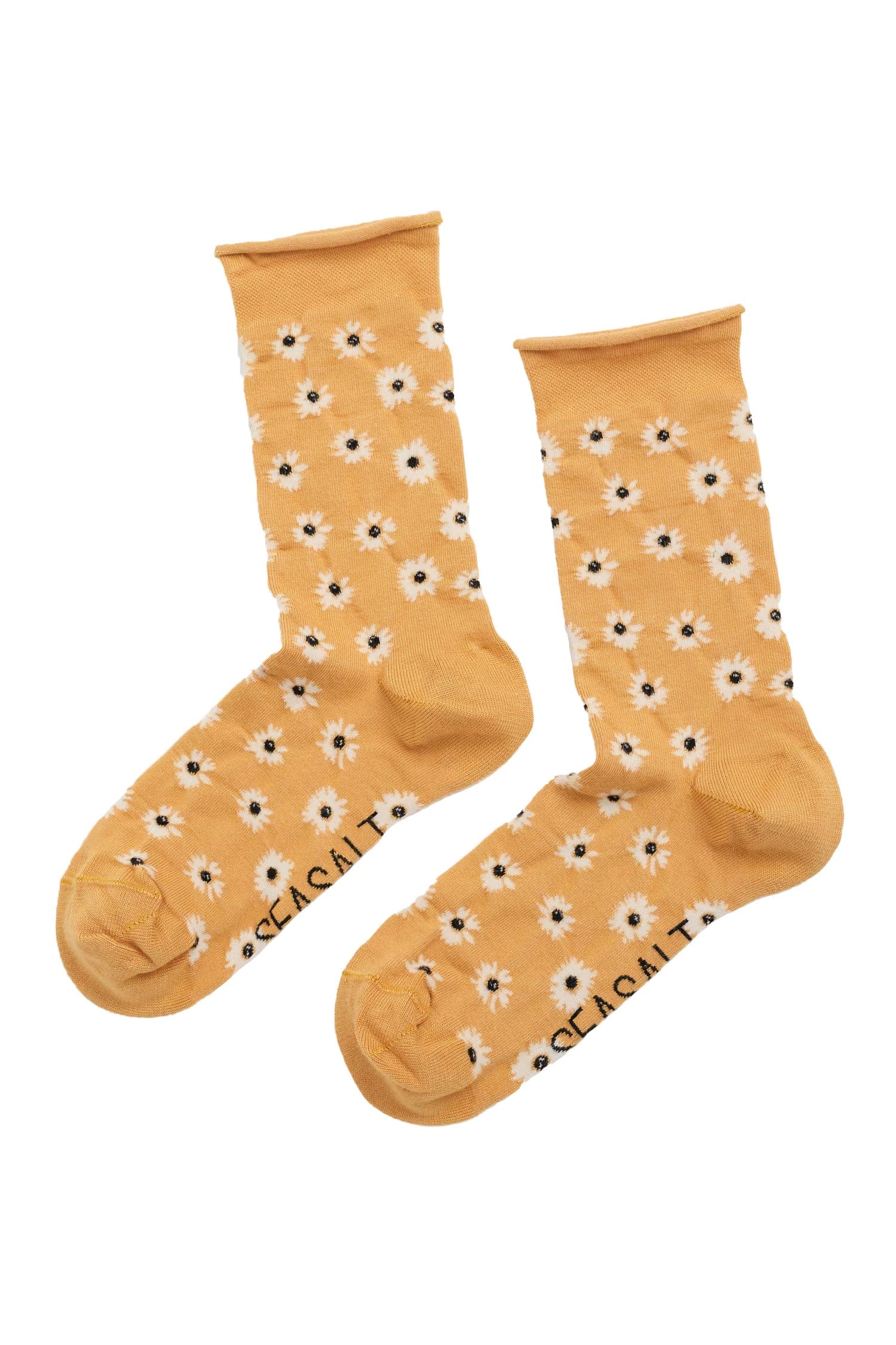 Women's Bamboo Arty Socks - Daisy Daylily
