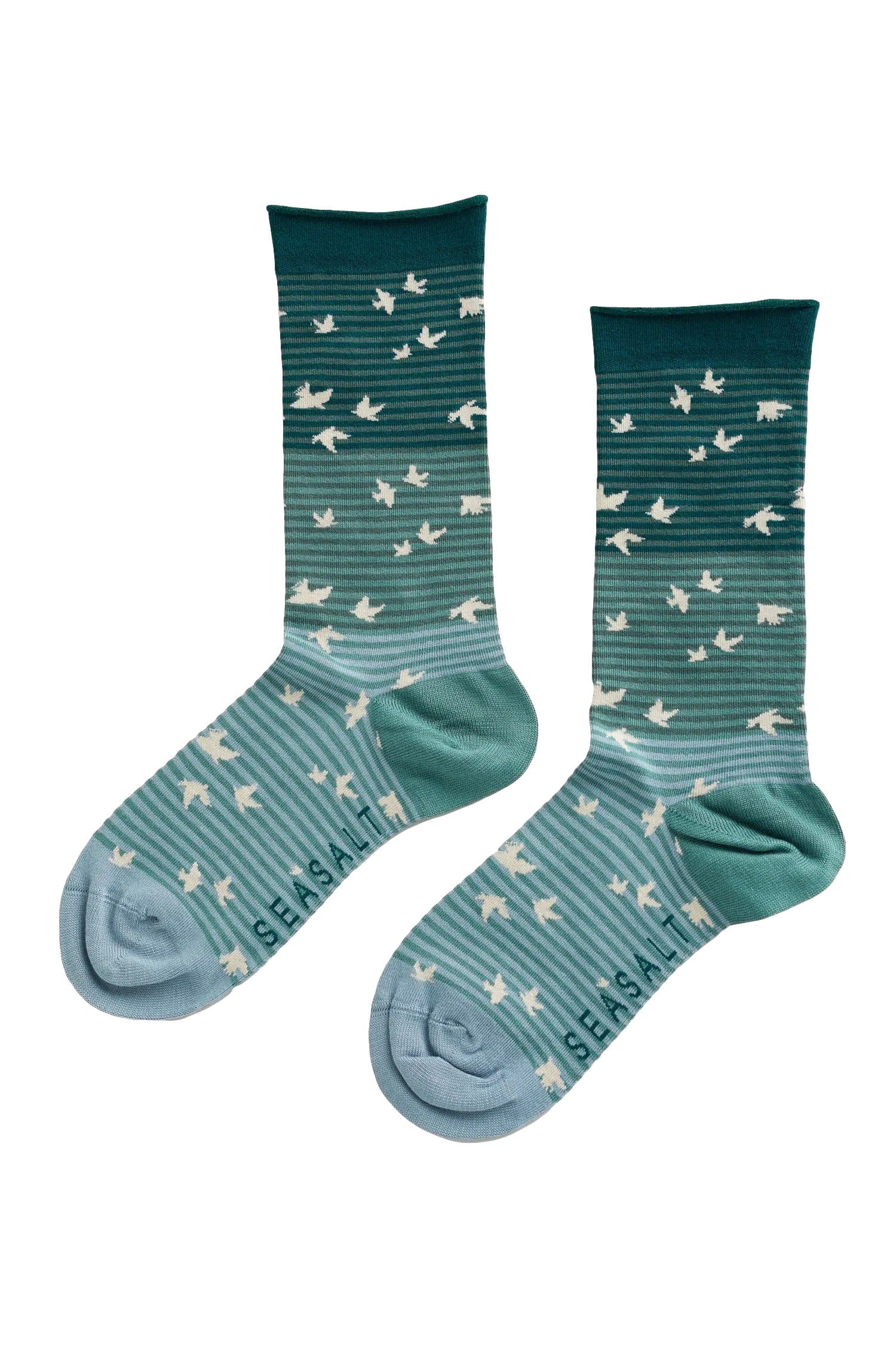 Womens Sailor Socks - Starling Scatter Succulent