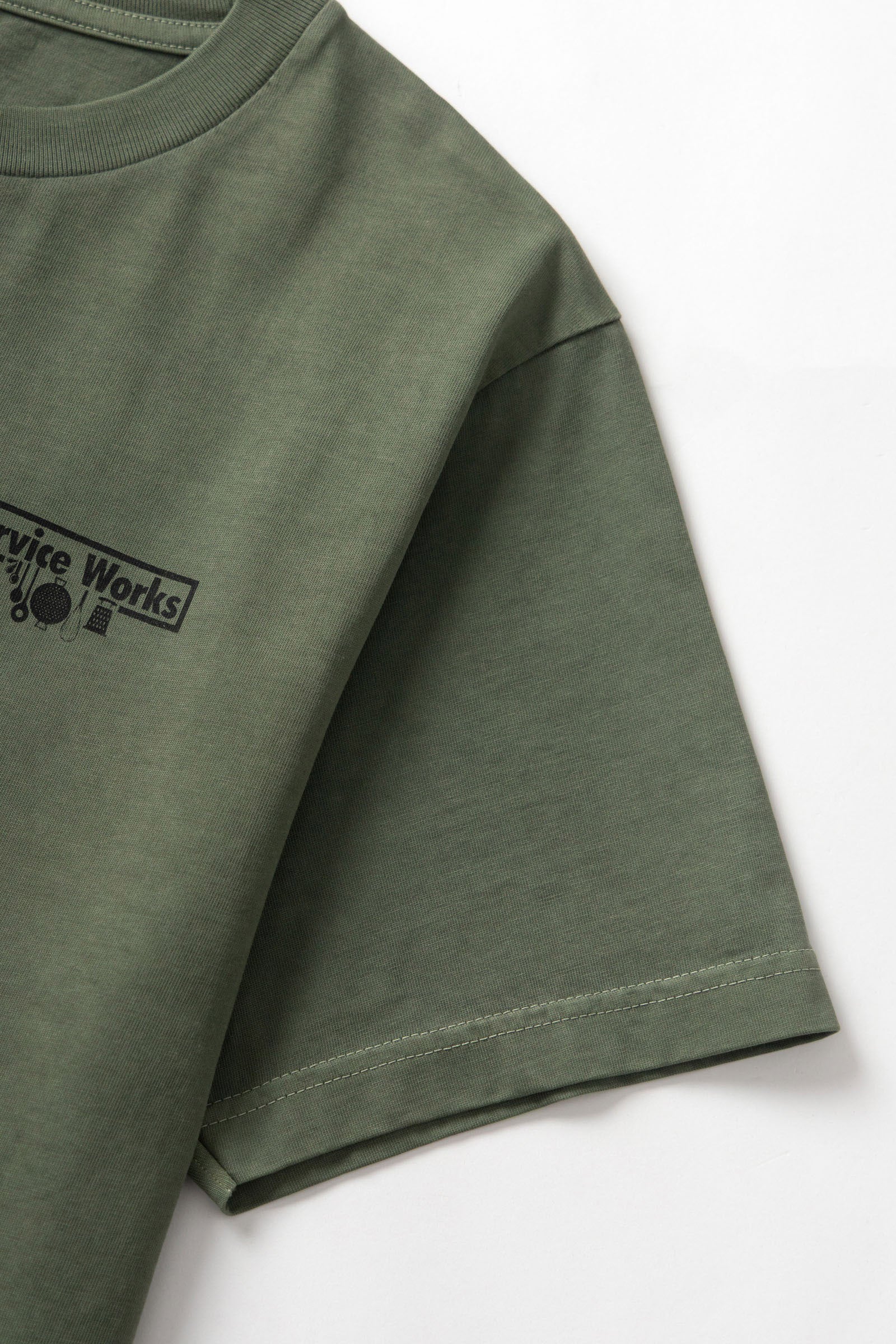 Pigment Dyed Trademark Tee - Olive - Image 3