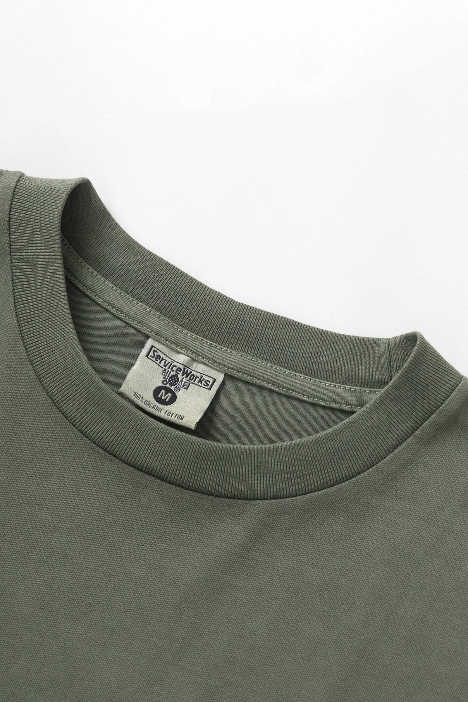 Pigment Dyed Trademark Tee - Olive - Image 5
