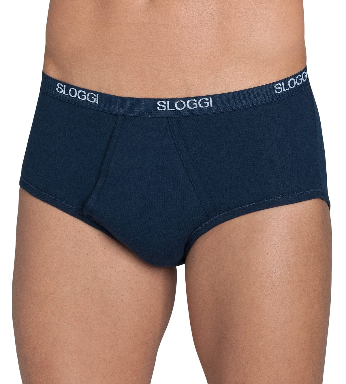 Mens Basic Maxi Briefs - 1 Pack - Navy - Image 2