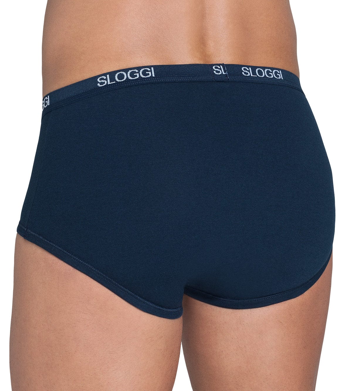 Mens Basic Maxi Briefs - 1 Pack - Navy - Image 3