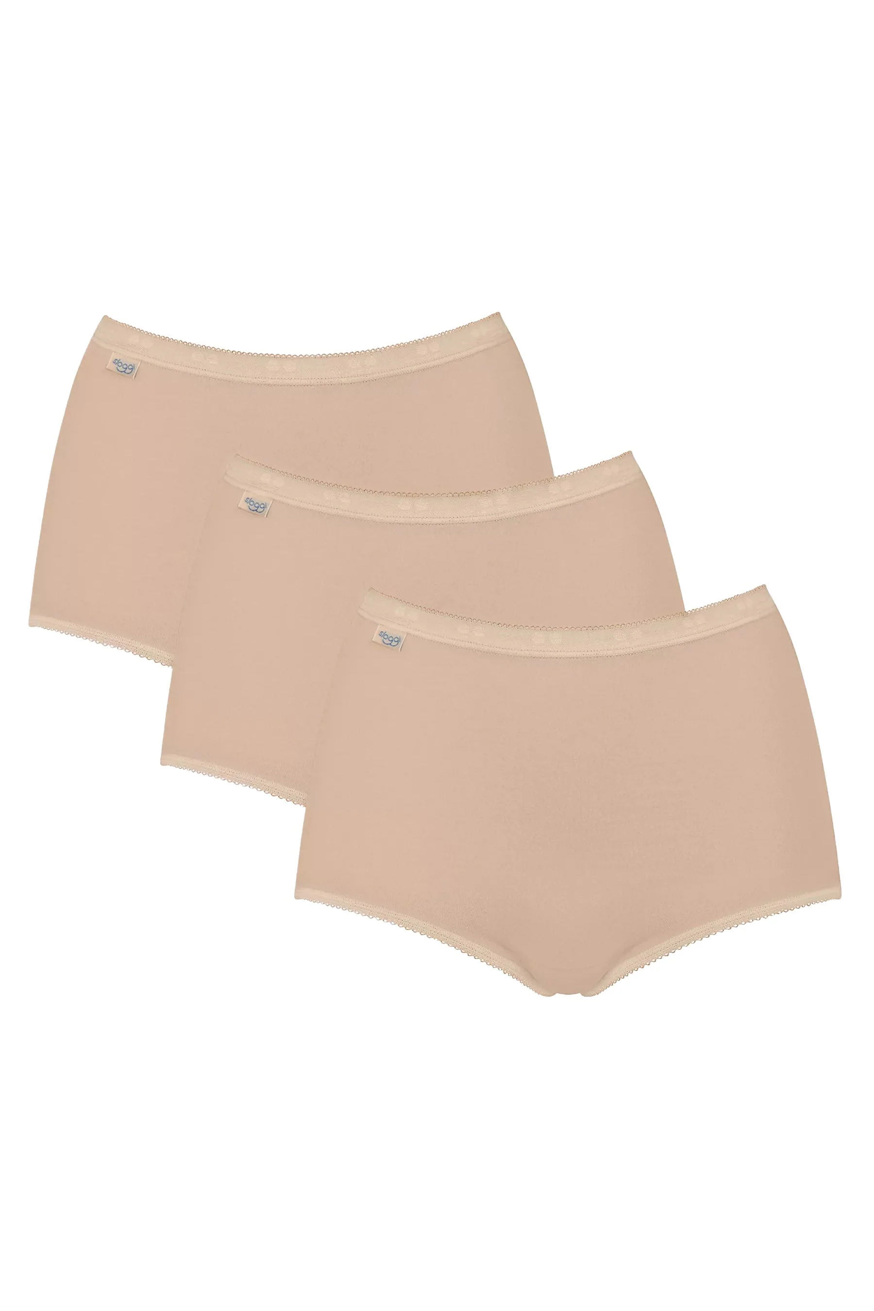 Womens Basic Maxi Brief 3 Pack - Skin