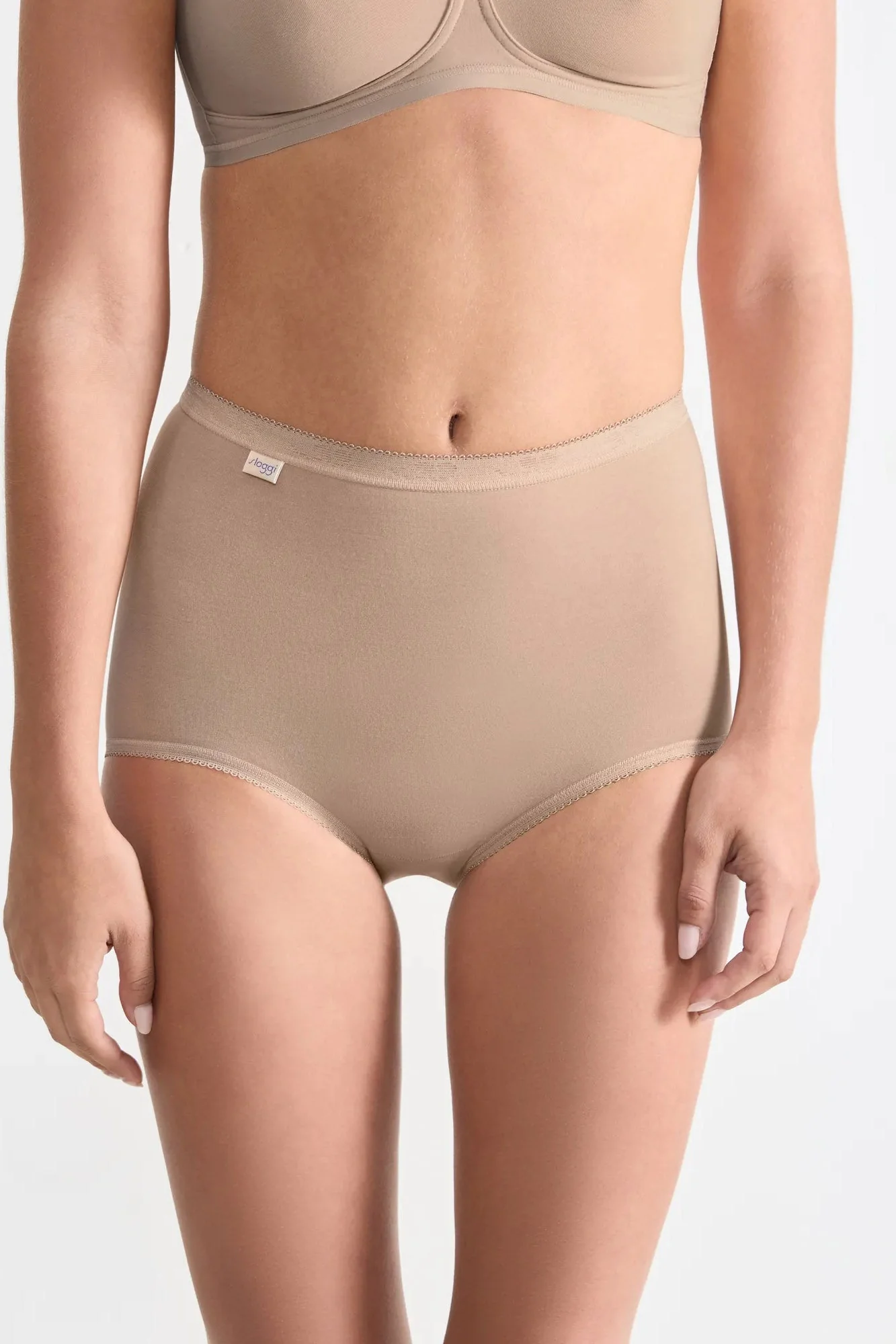 Womens Basic Maxi Brief 3 Pack - Skin - Image 2