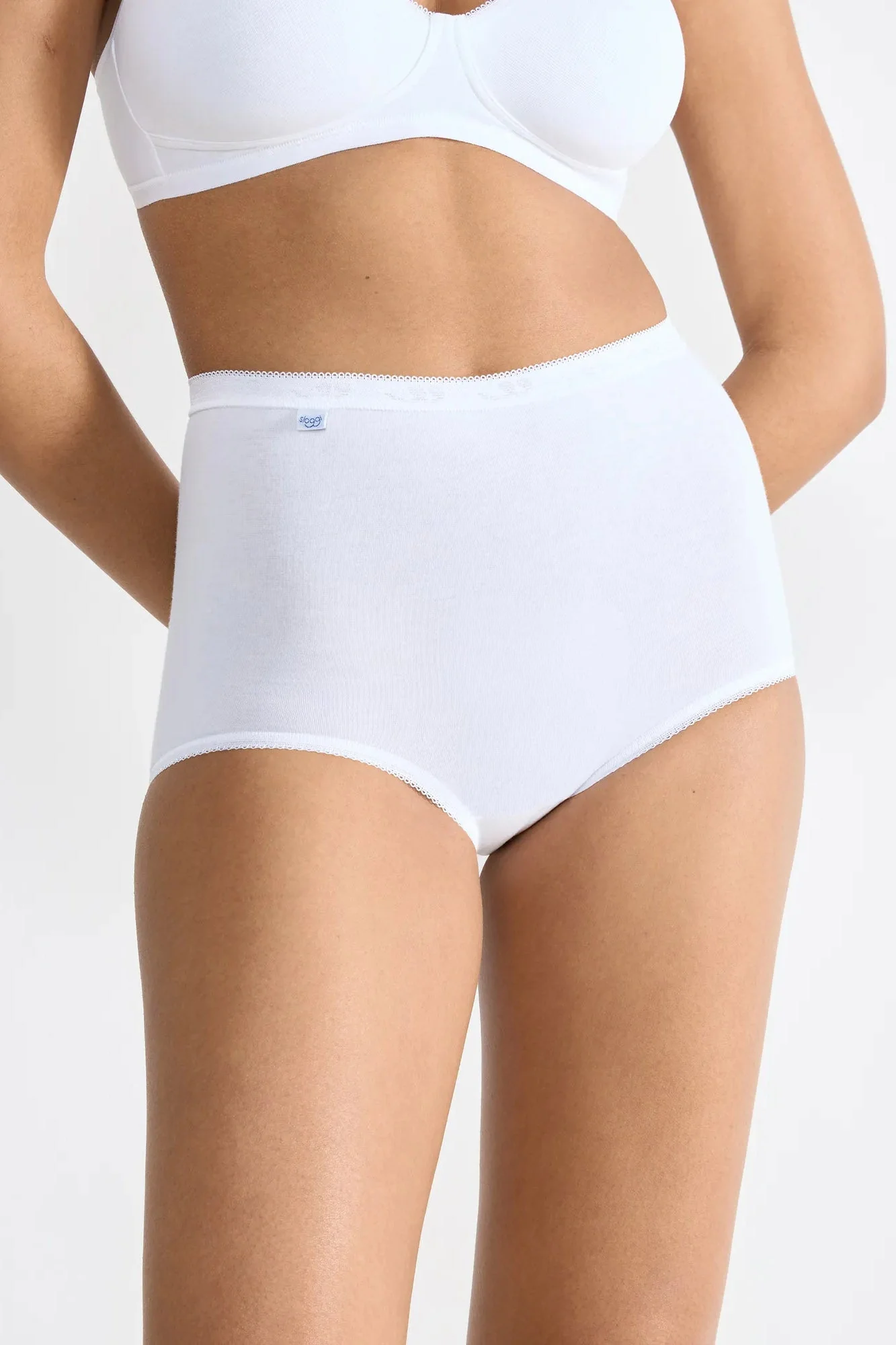 Womens Basic Maxi Brief 3 Pack - White - Image 2