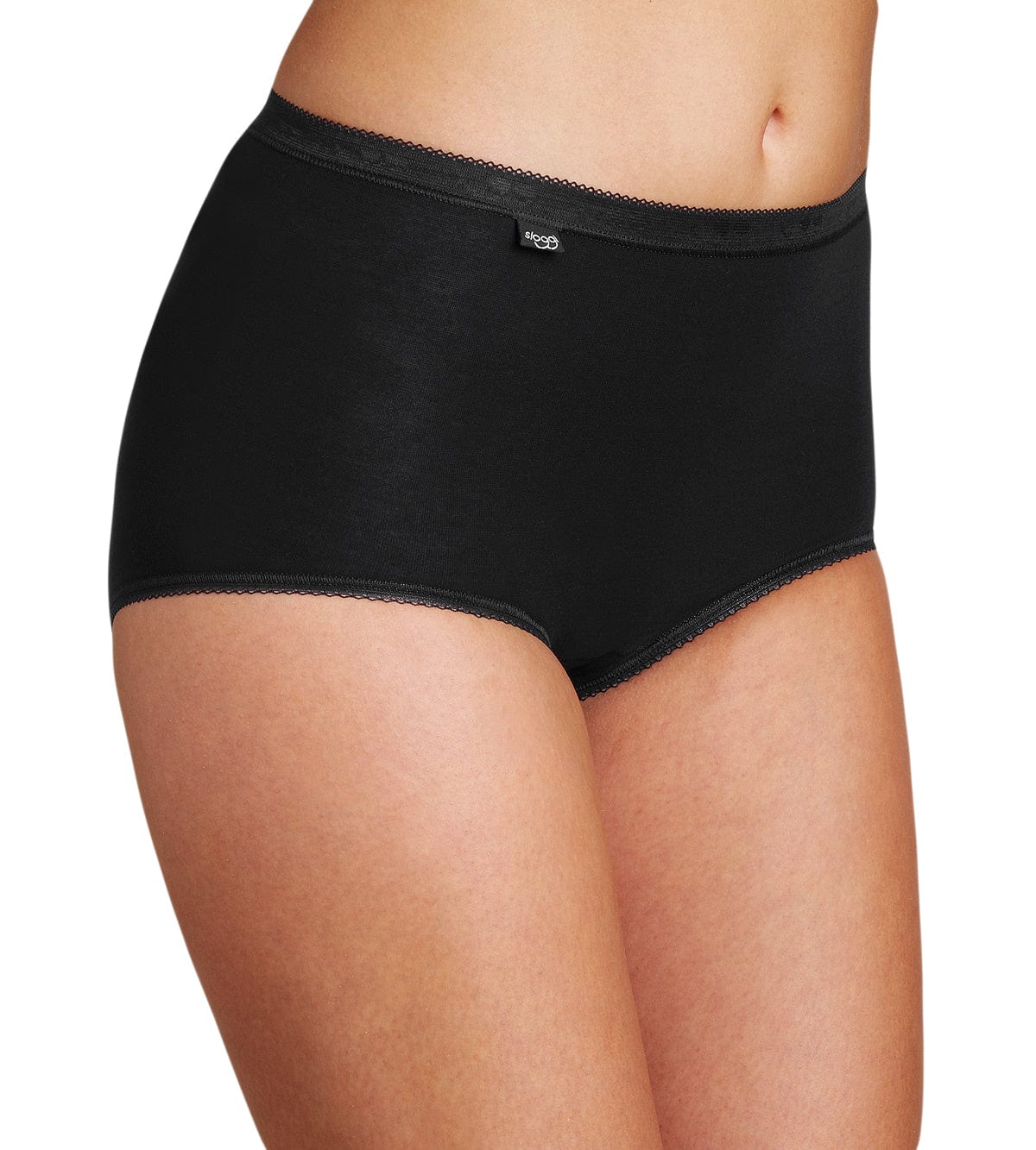 Womens Basic Maxi Brief 4 Pack - Black