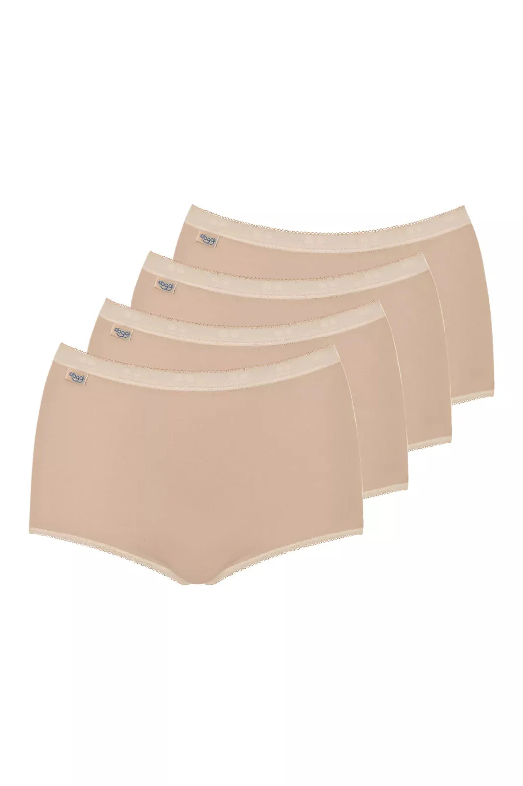 Womens Basic Maxi Brief 4 Pack - Skin