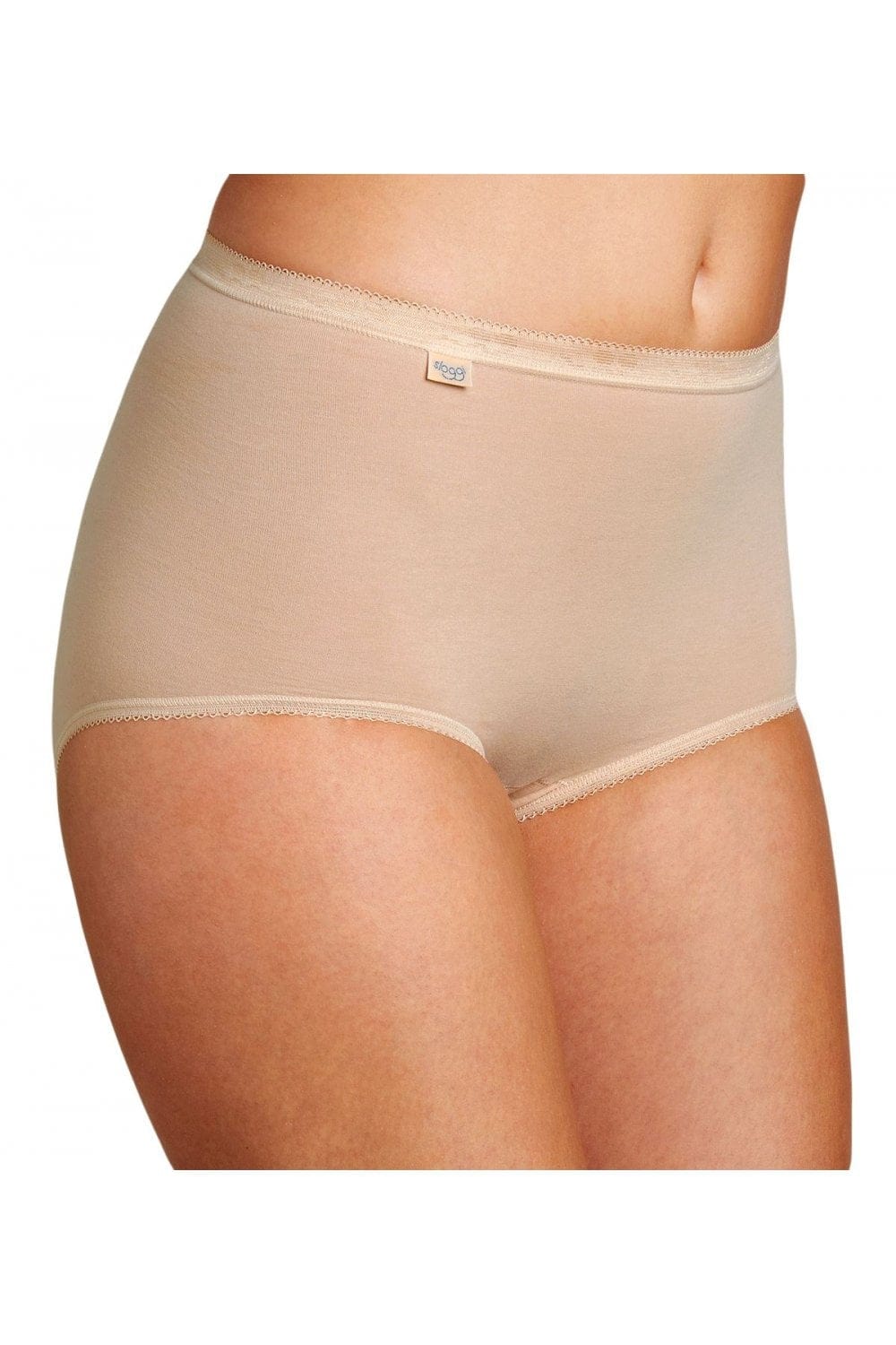 Womens Basic Maxi Brief 4 Pack - Skin - Image 2