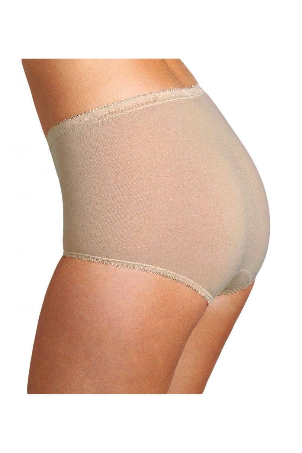 Womens Basic Maxi Brief 4 Pack - Skin - Image 3