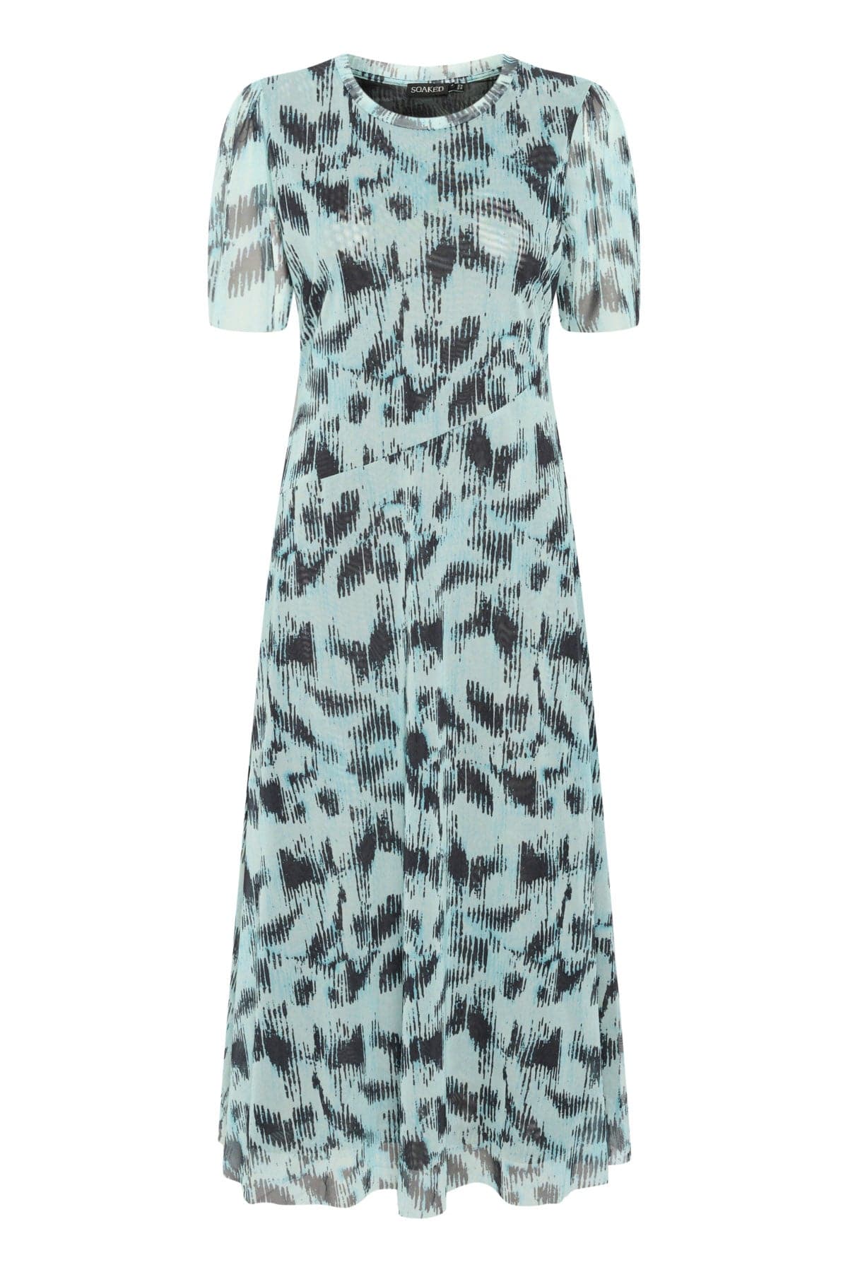 Anaika Maxi Dress - Sea Jet Diffusion Print - Image 4