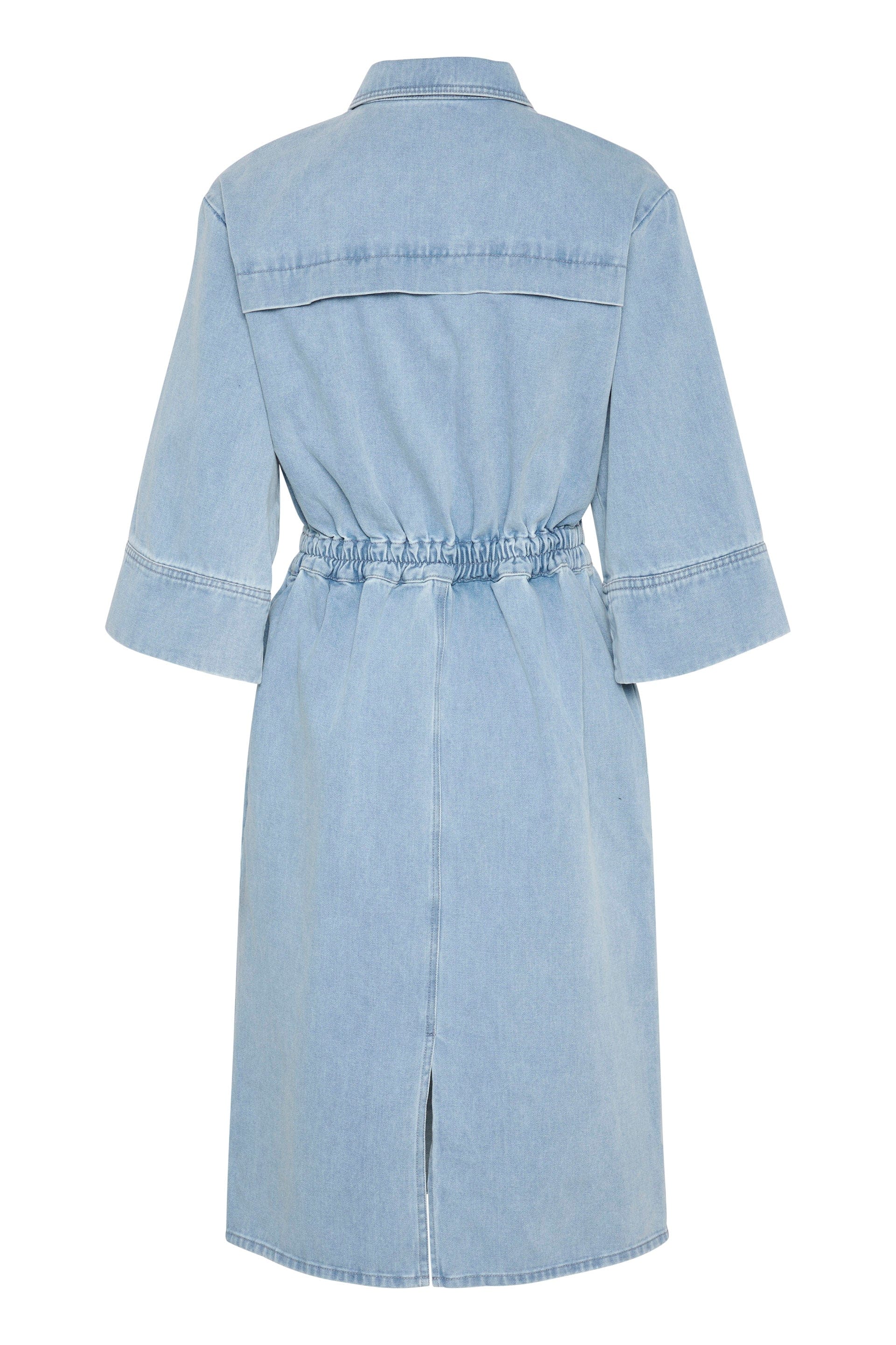 Annabeth Denim Dress - Light Blue - Image 6