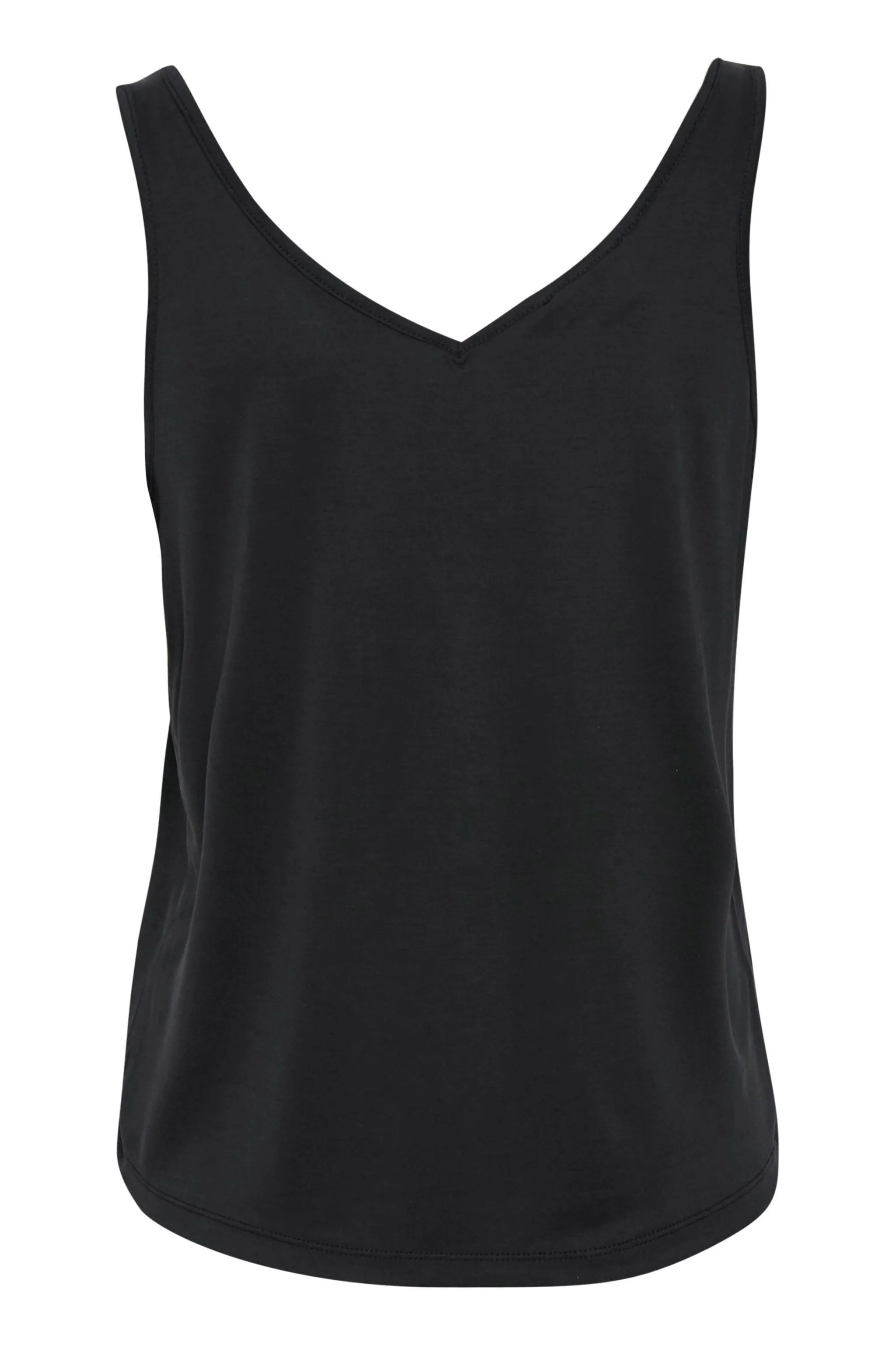 Columbine Modal Sleeveless Top - Black - Image 6