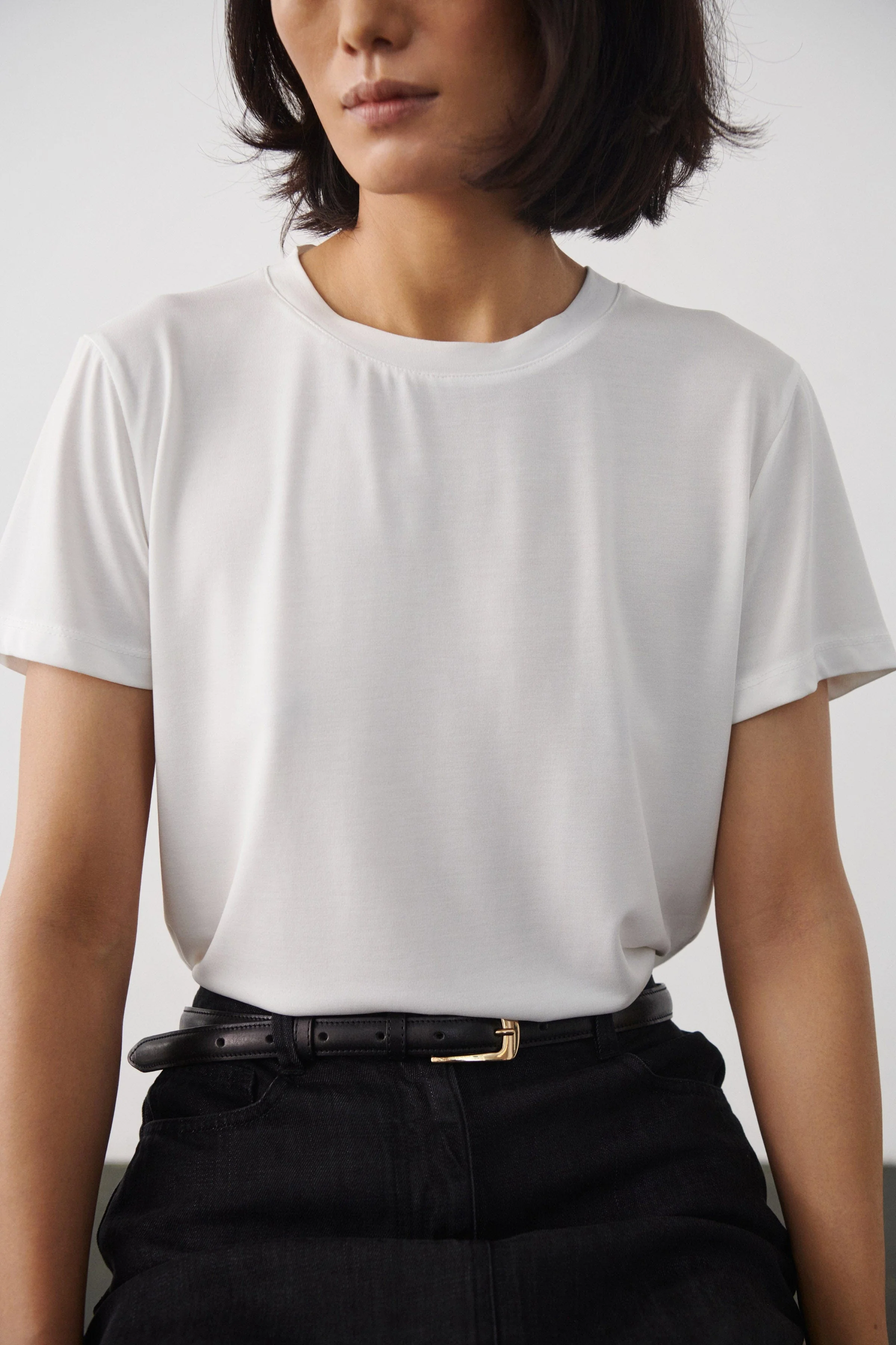Columbine Short Sleeve T-Shirt - Broken White - Image 8