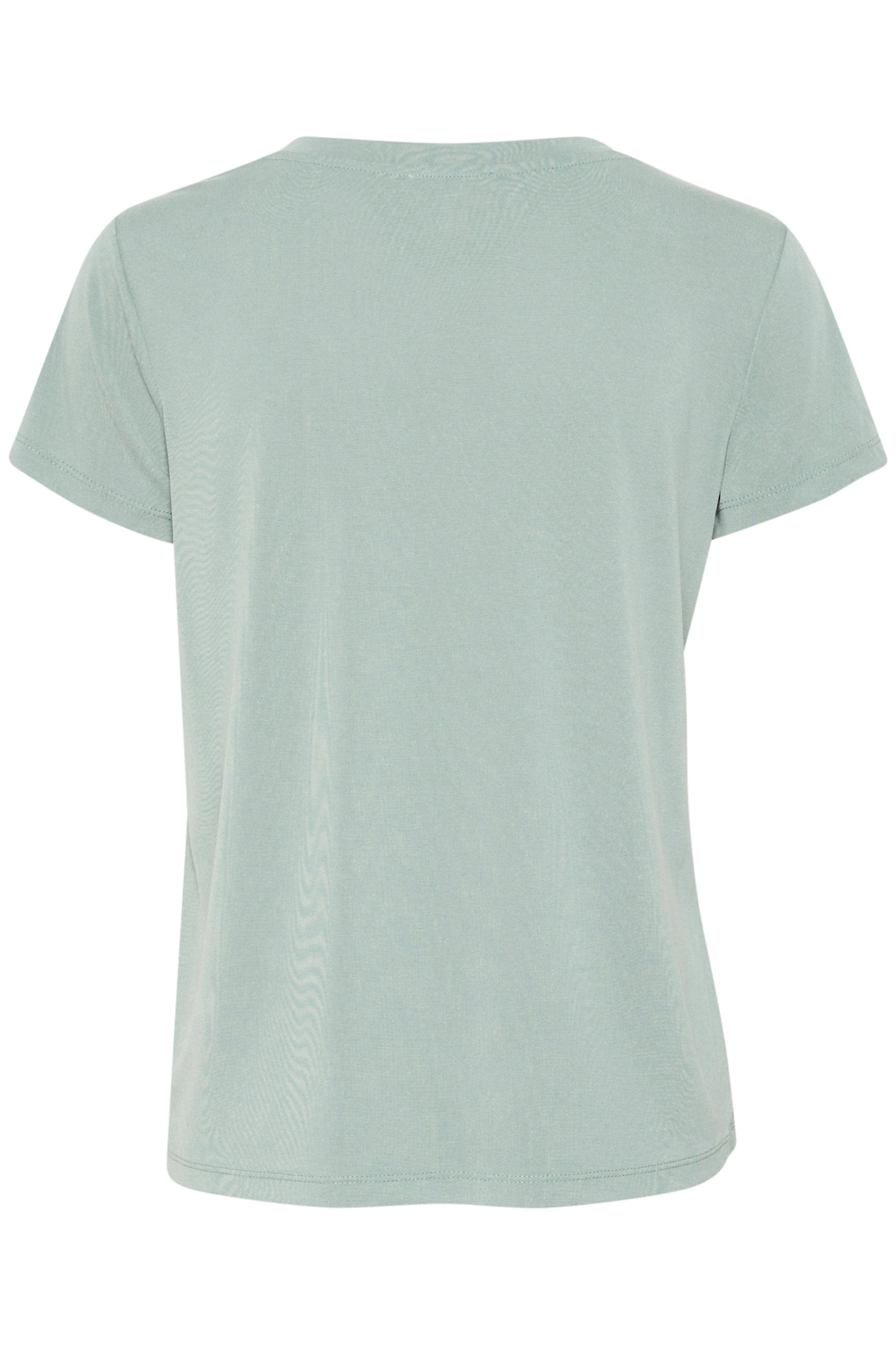Columbine V-Neck Short Sleeve - Silver Blue - Image 6