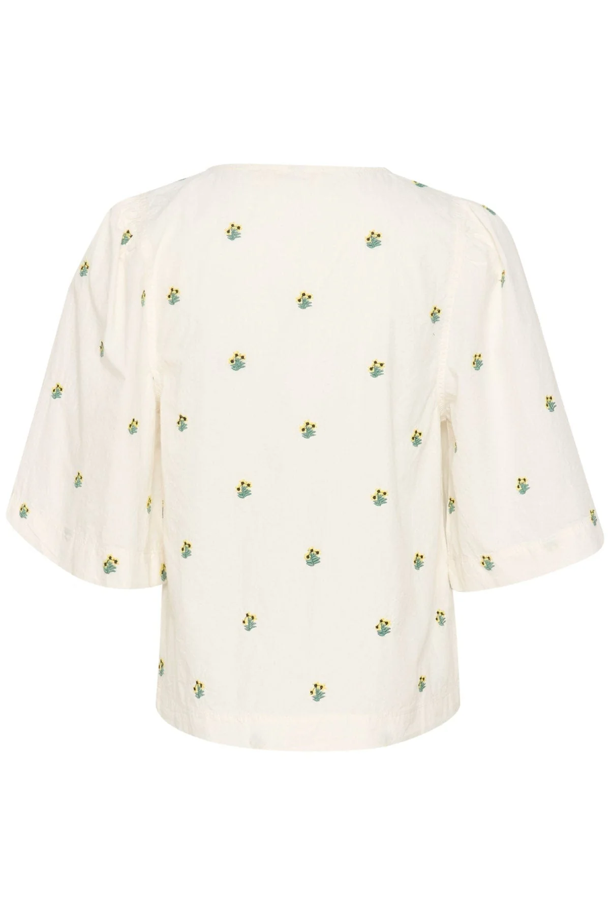 Dina Embroidered Top - Whisper White - Image 6