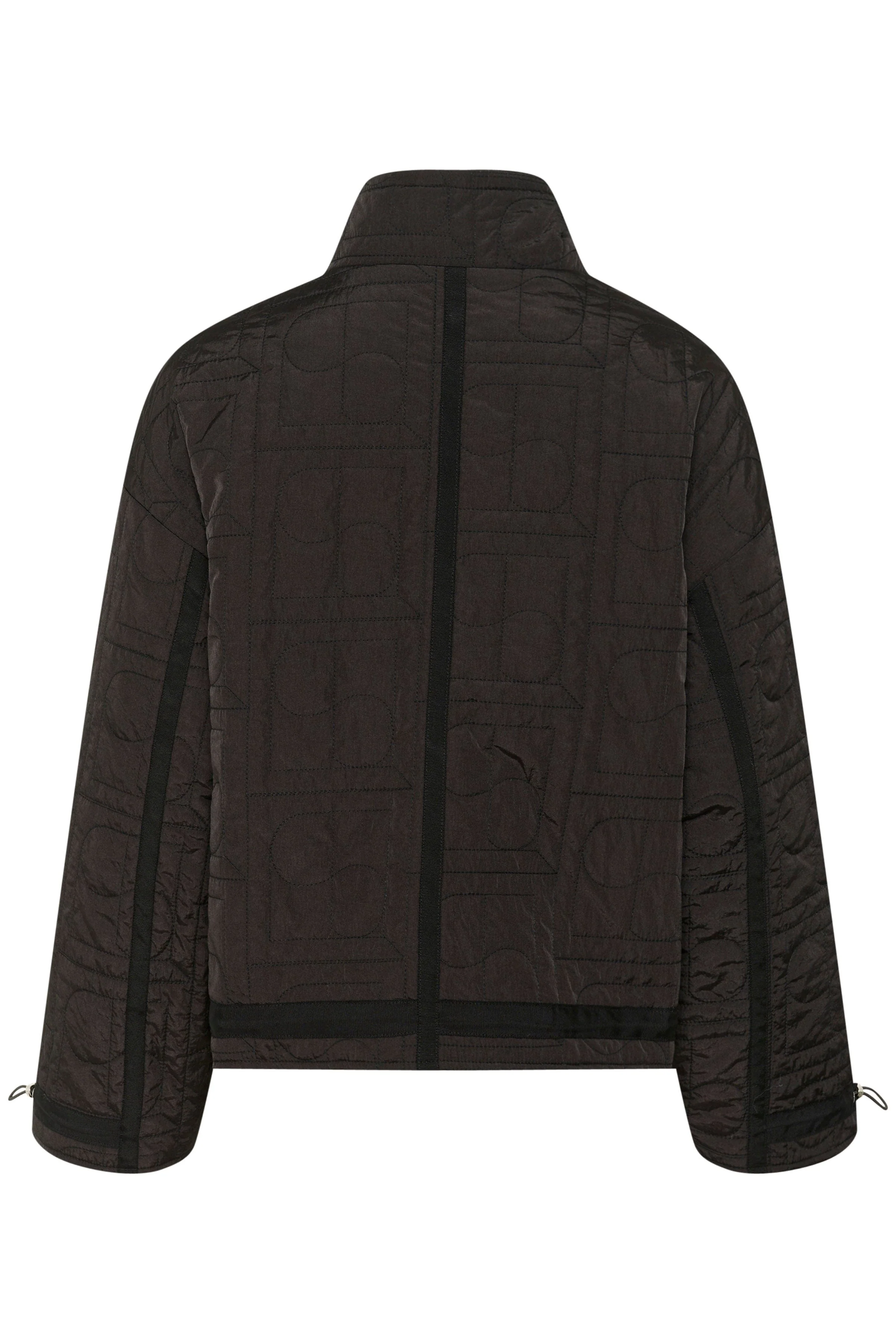Jackline Quilted Short Jacket - Black - Image 8