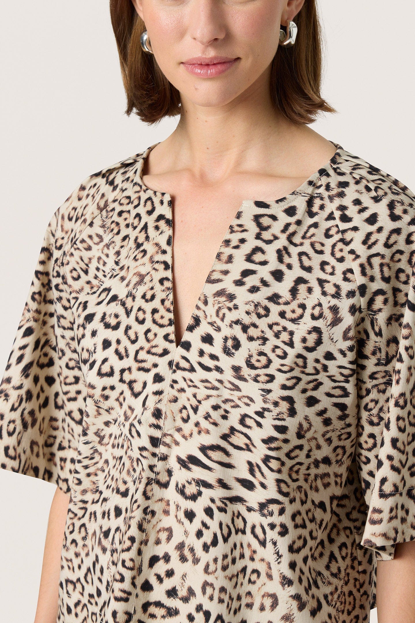 Jalina Blouse - Leopard Print - Image 7