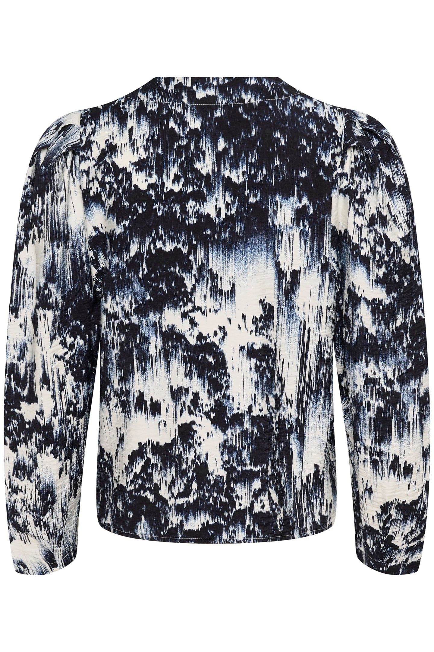 Jazzlyn Blouse - Dark Navy Landscape Print - Image 6