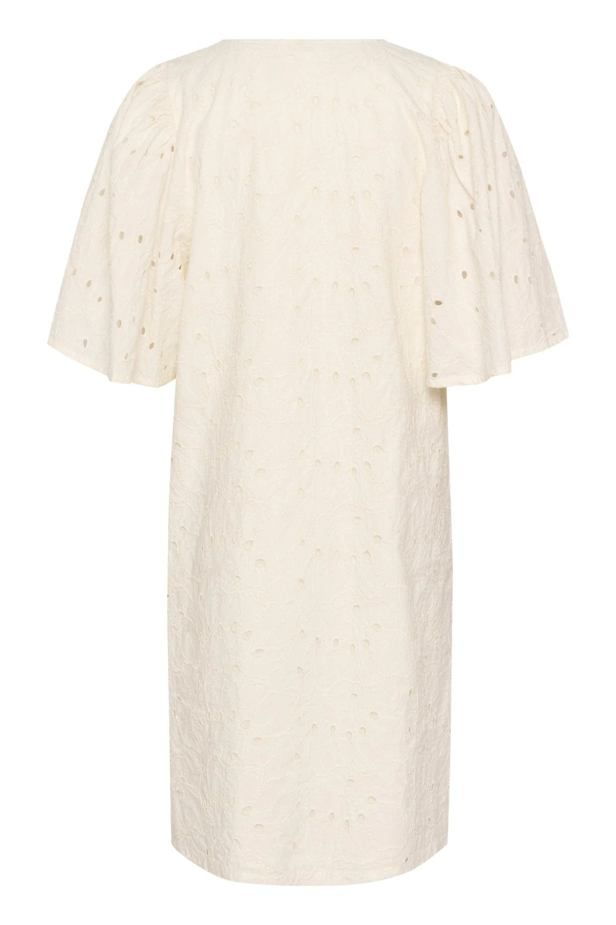 Kiara Broderie Anglaise Dress - Whisper White - Image 6