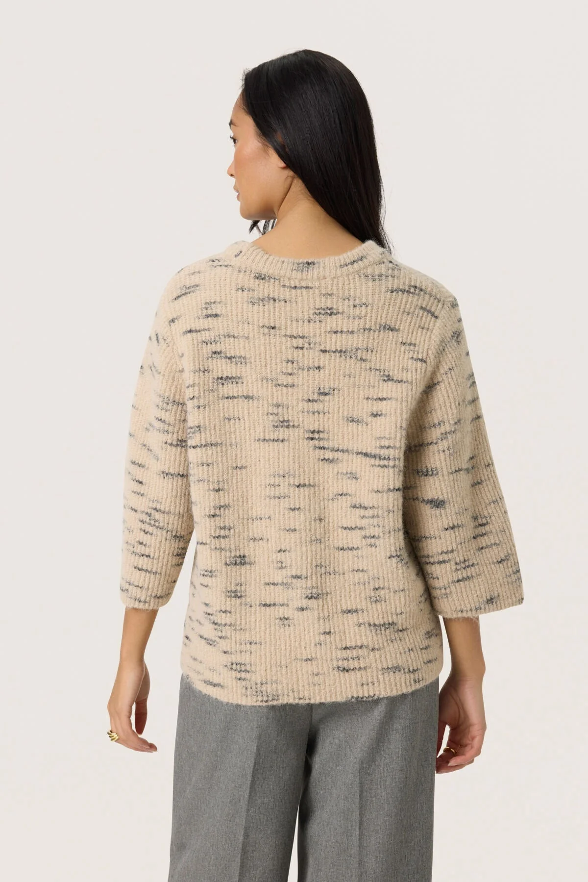 Liora Wool Blend Jumper - Doeskin - Image 3
