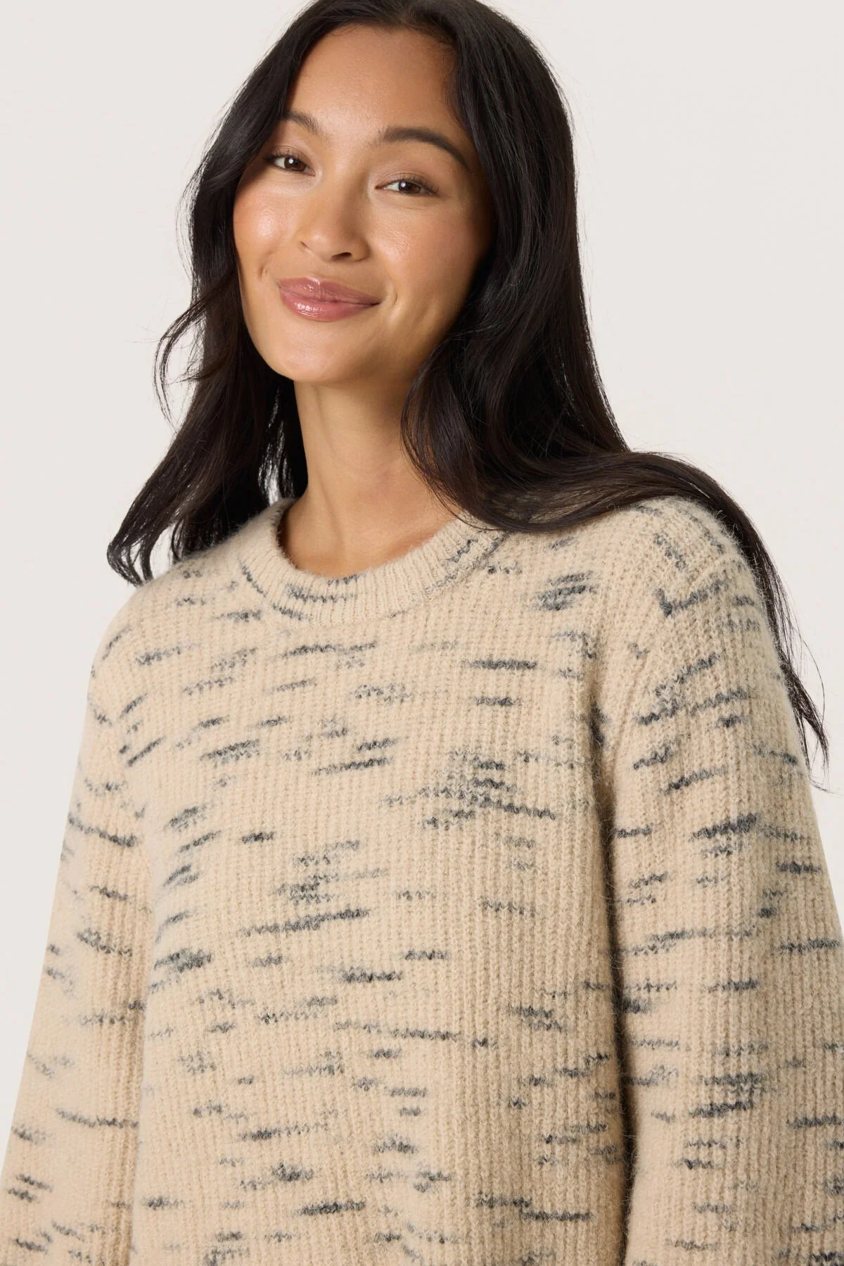 Liora Wool Blend Jumper - Doeskin - Image 4