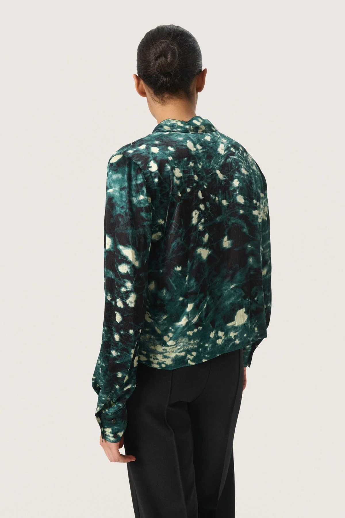 Miria Printed Shirt - Rain Forest Splash Print - Image 3