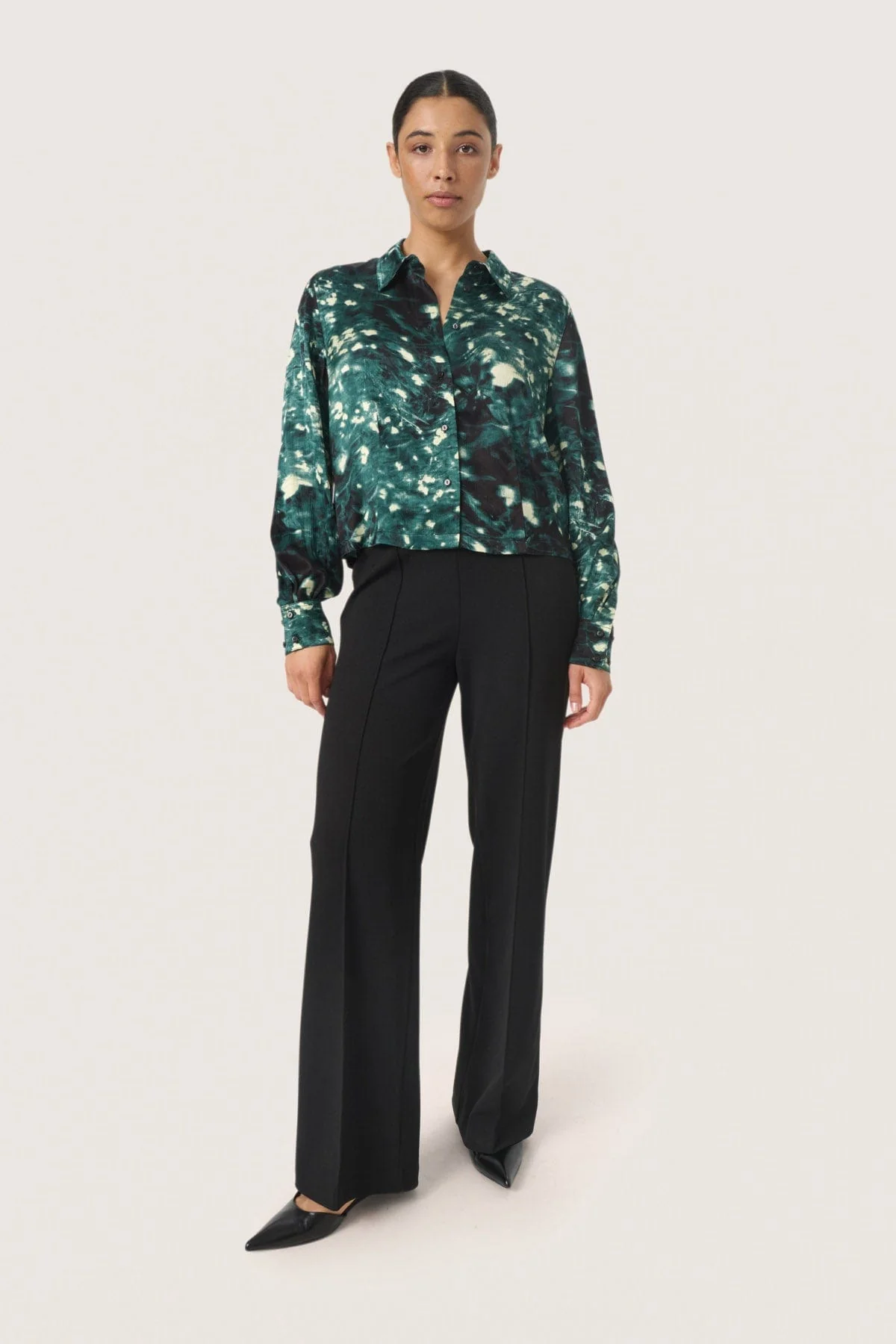 Miria Printed Shirt - Rain Forest Splash Print - Image 4