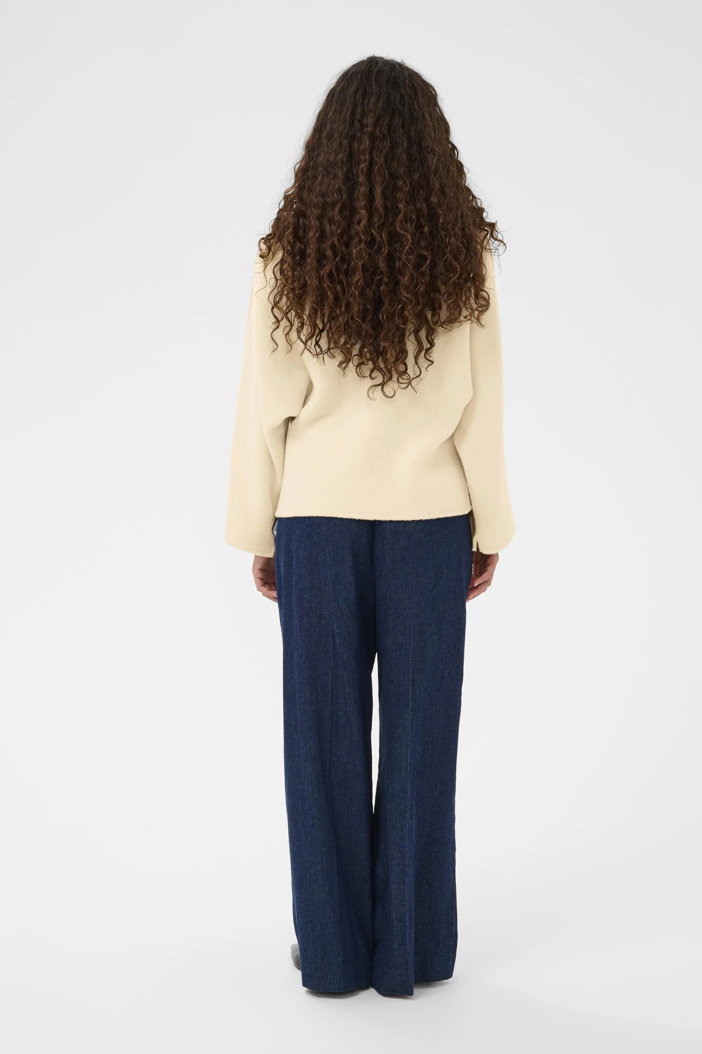 Nerea Slash Neck Jumper - Turtledove - Image 4